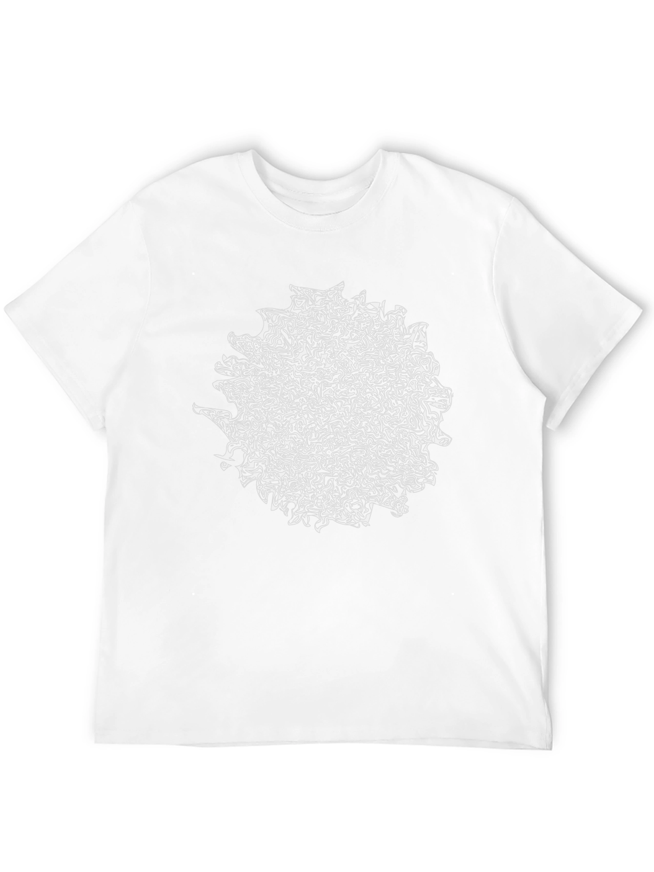 Abstract Art Graphic Black T-Shirt