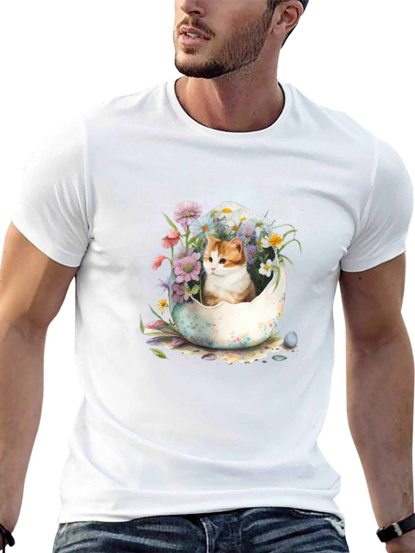 Easter Kitten Egg T-Shirt