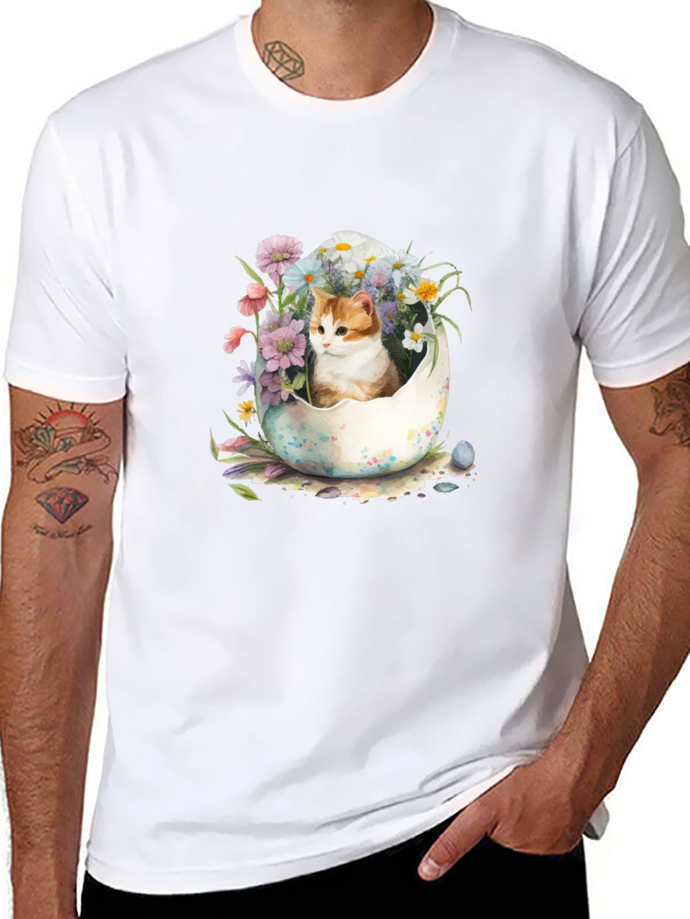 Easter Kitten Egg T-Shirt