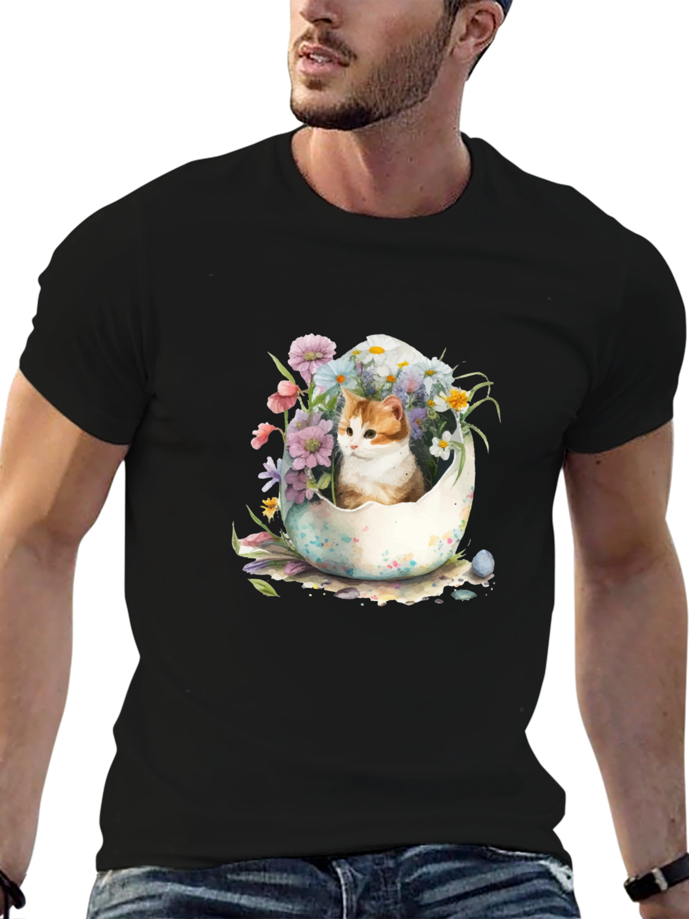 Easter Kitten Egg T-Shirt