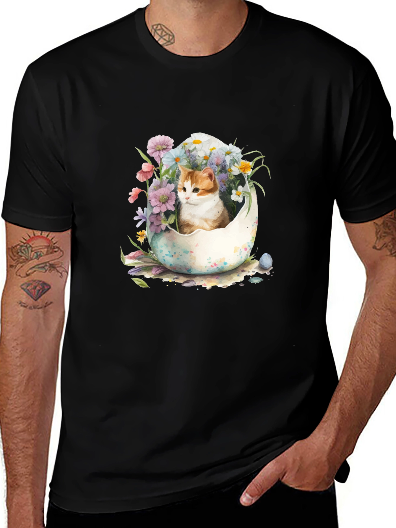 Easter Kitten Egg T-Shirt