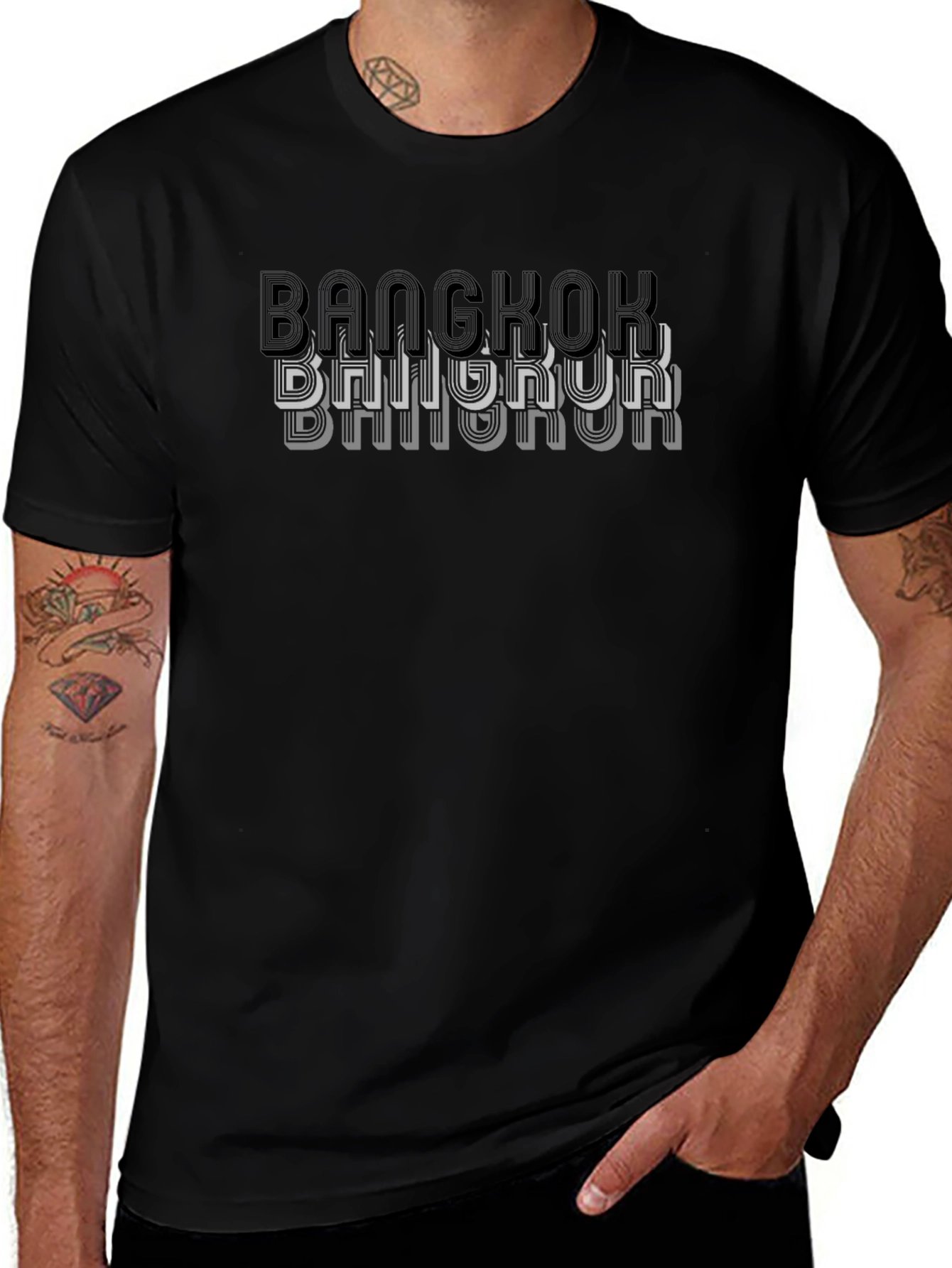 Bangkok T-Shirt - Graphic Print Casual Style