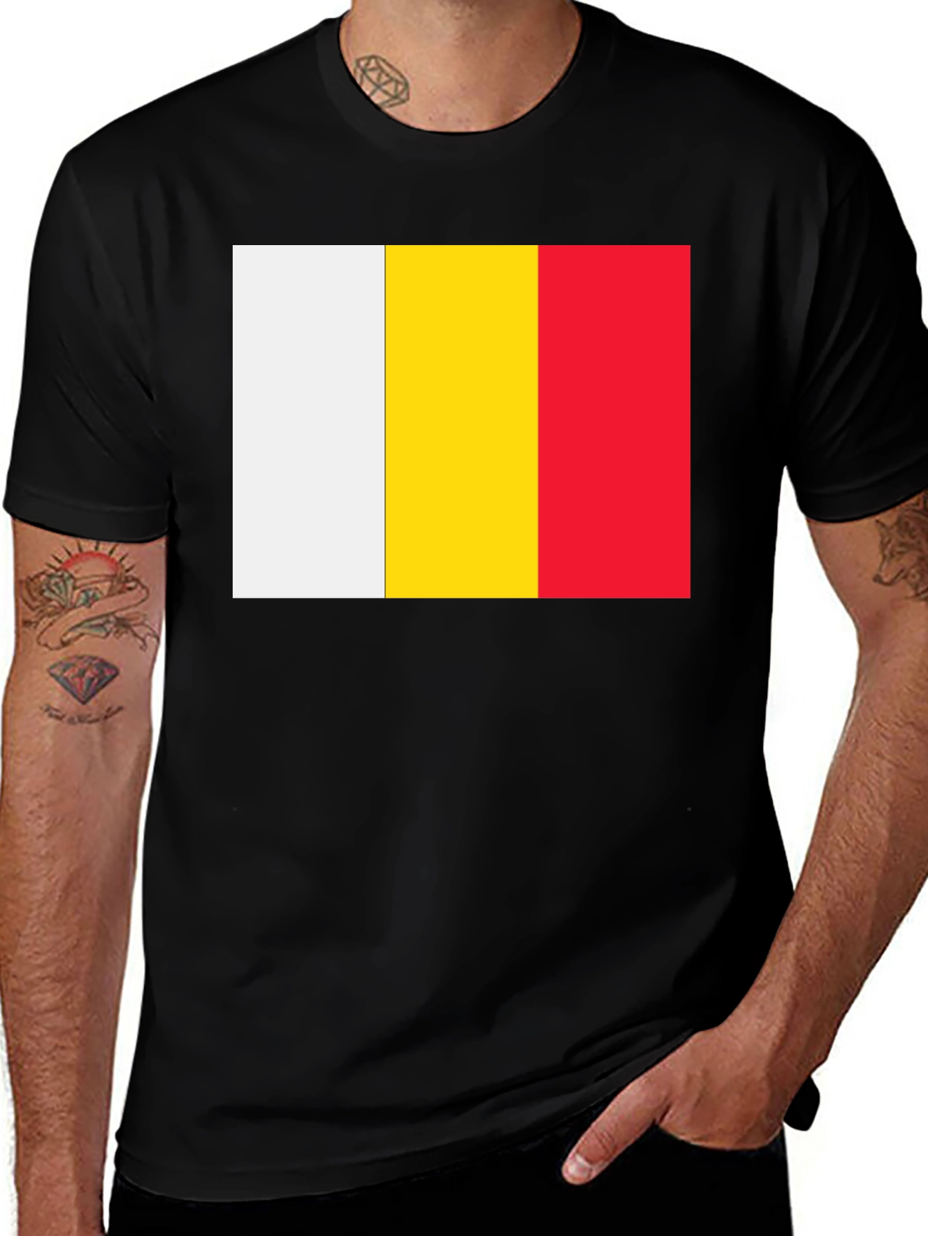 Belgium Flag Graphic T-Shirt - Stylish Design