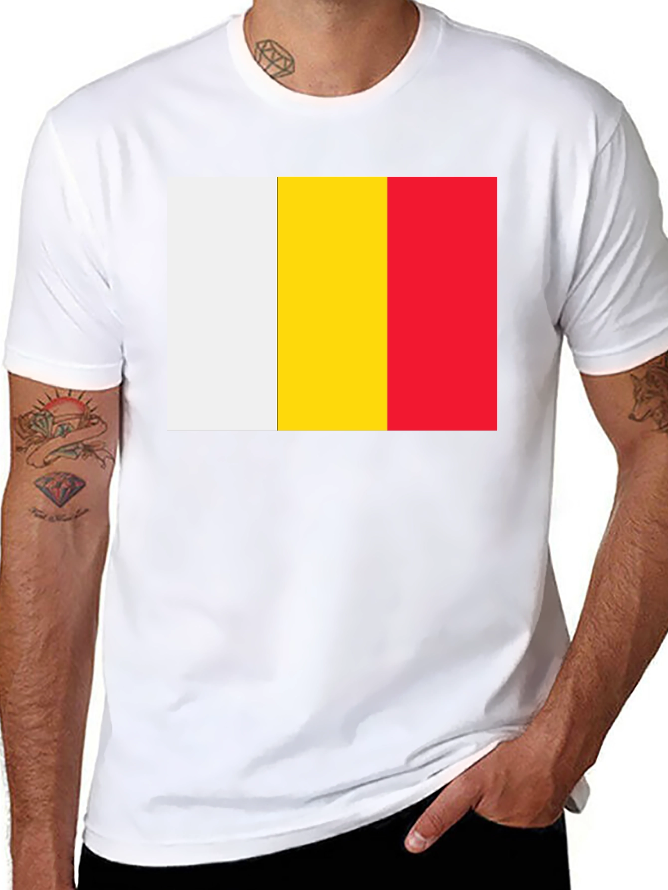 Belgium Flag Graphic T-Shirt - Stylish Design