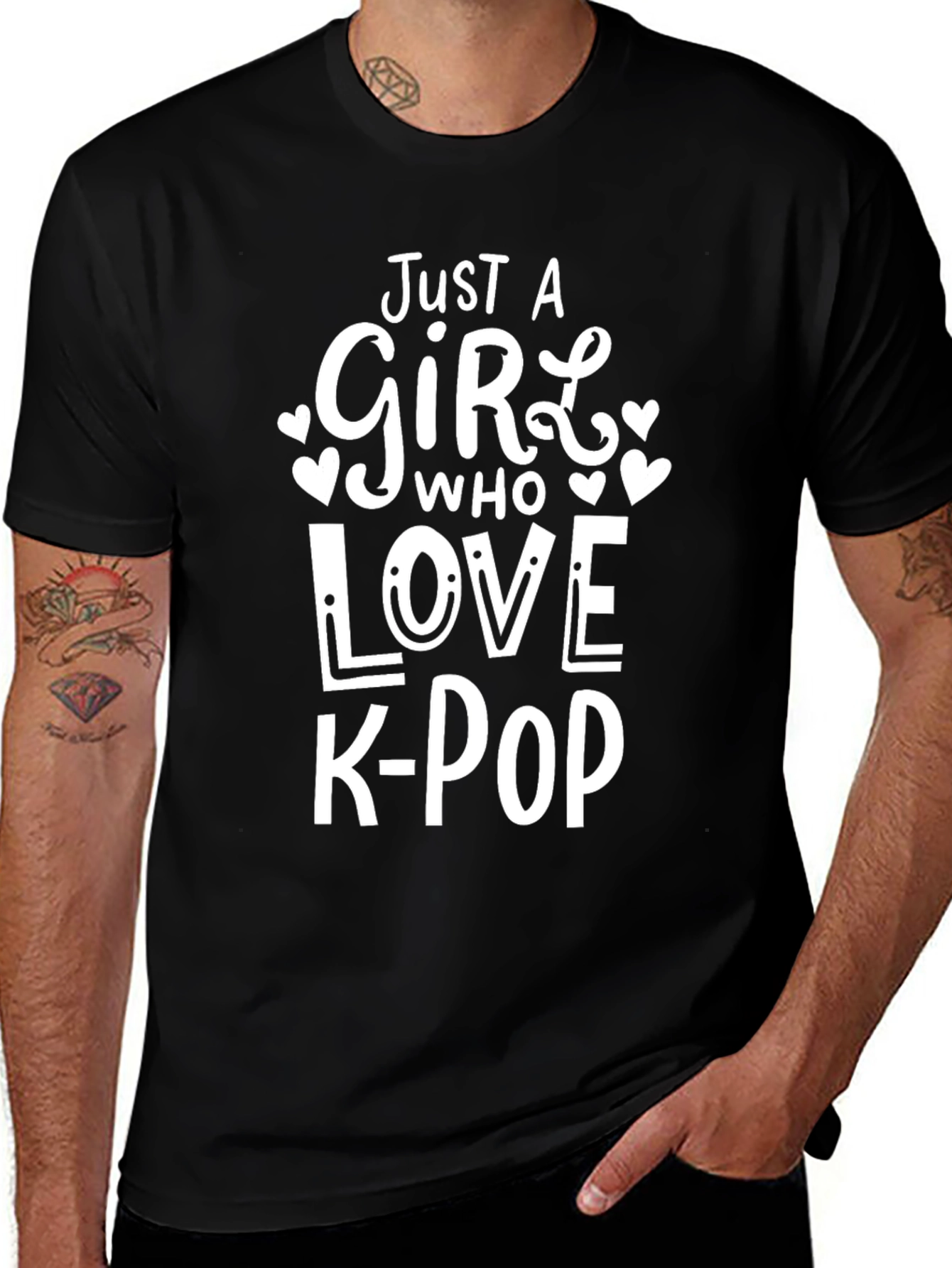 Just A Girl Who Loves K-Pop T-Shirt