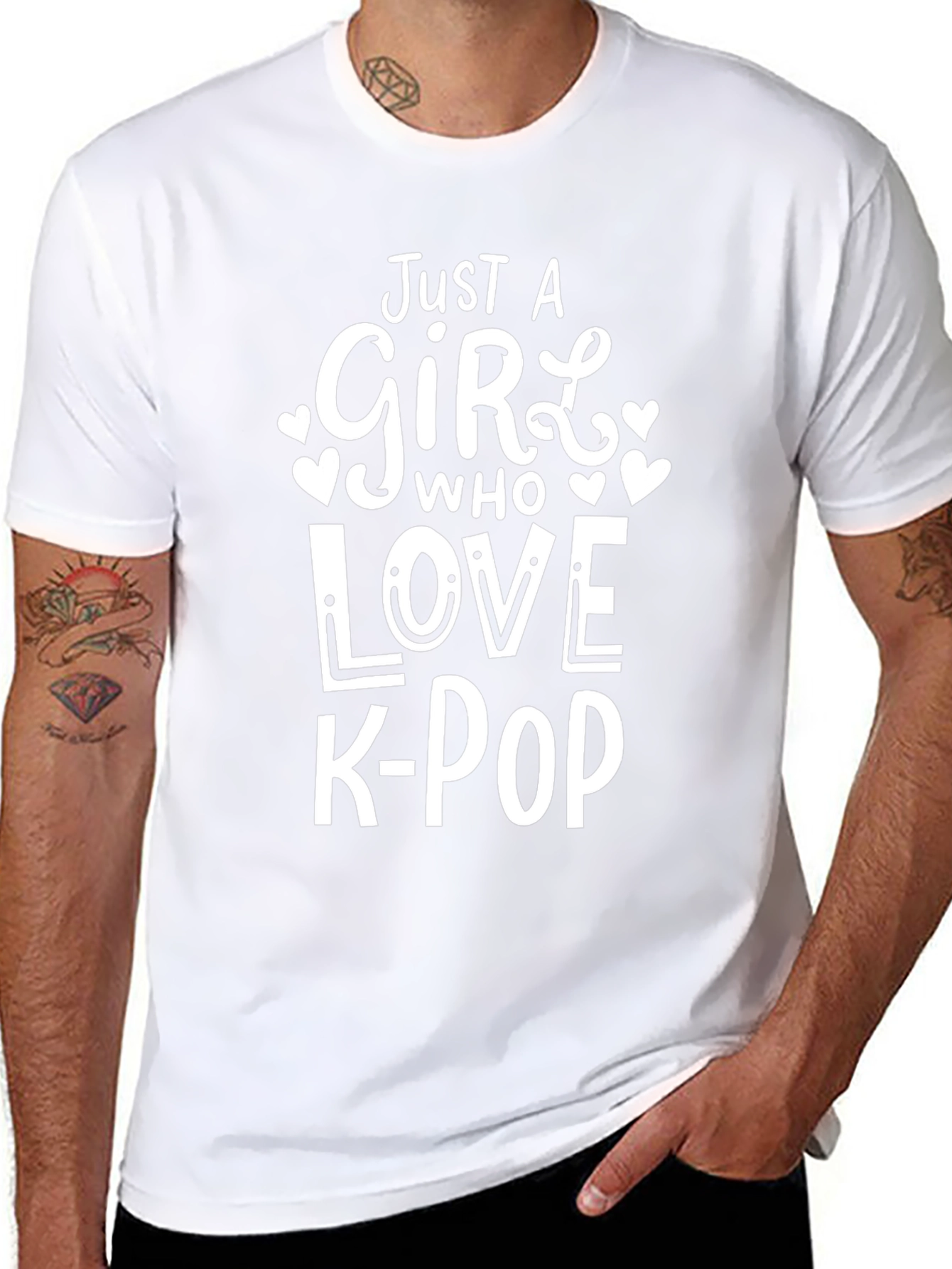 Just A Girl Who Loves K-Pop T-Shirt