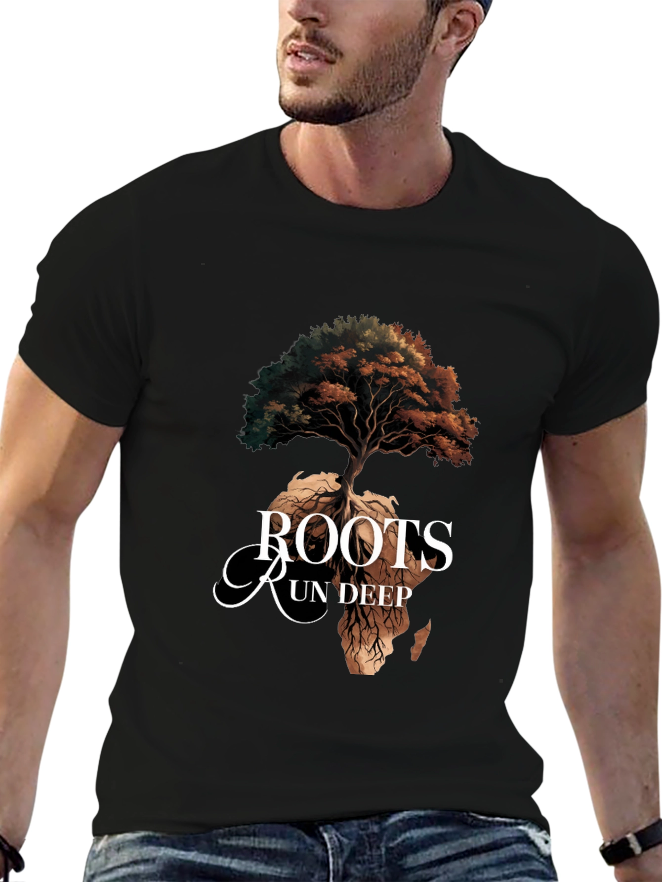 Roots Run Deep Africa Tree Graphic Tee