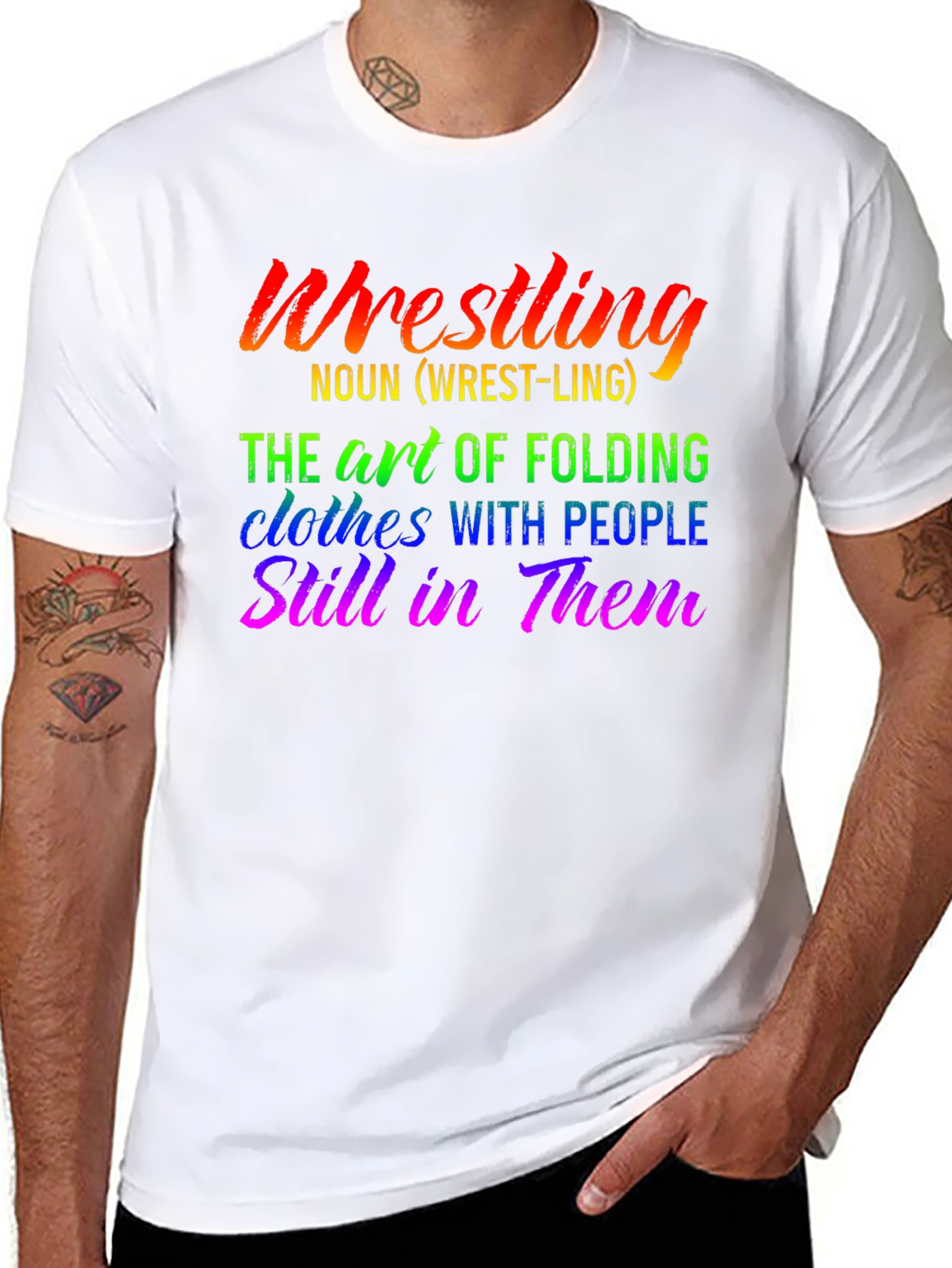 Wrestling Definition T-Shirt - Funny Wrestler Tee