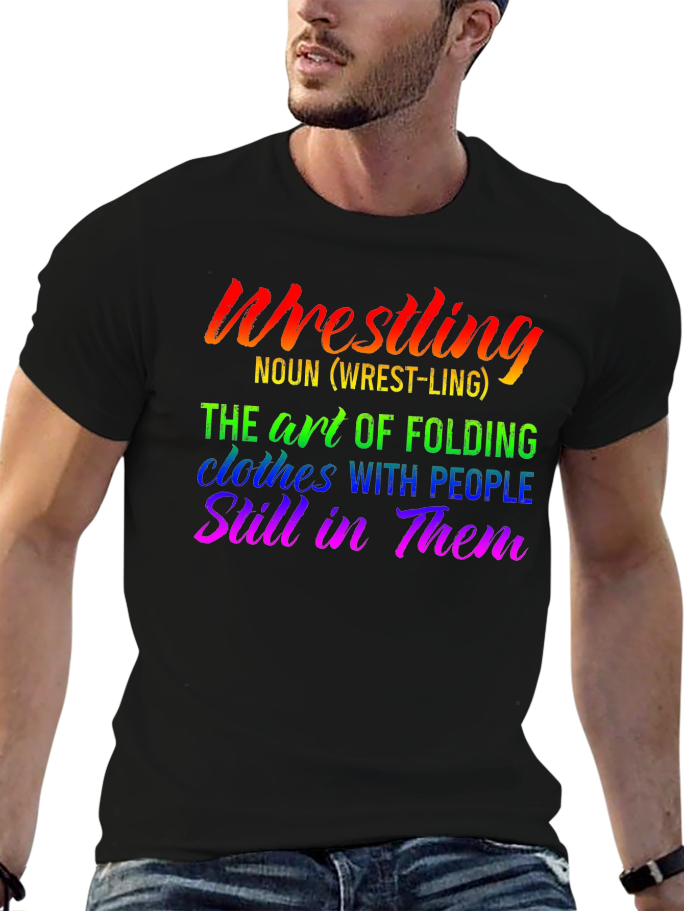 Wrestling Definition T-Shirt - Funny Wrestler Tee