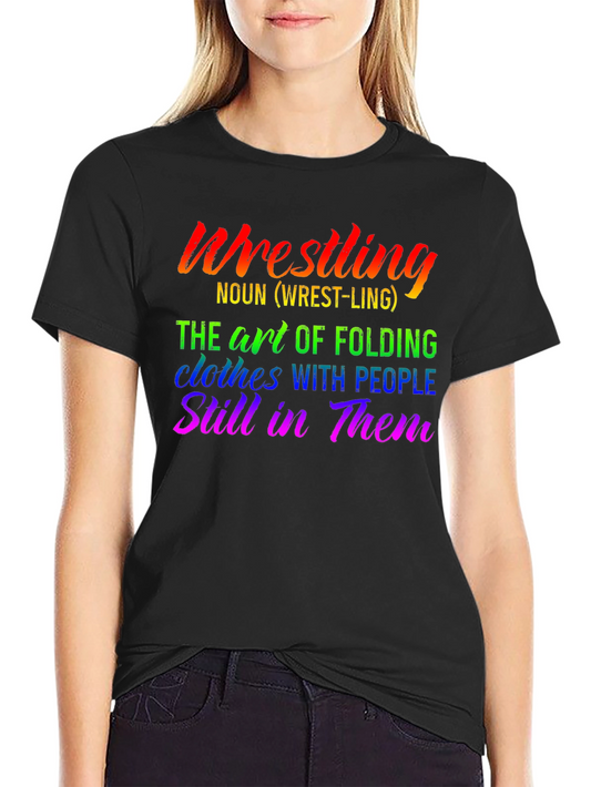 Wrestling Definition T-Shirt - Funny Wrestler Tee