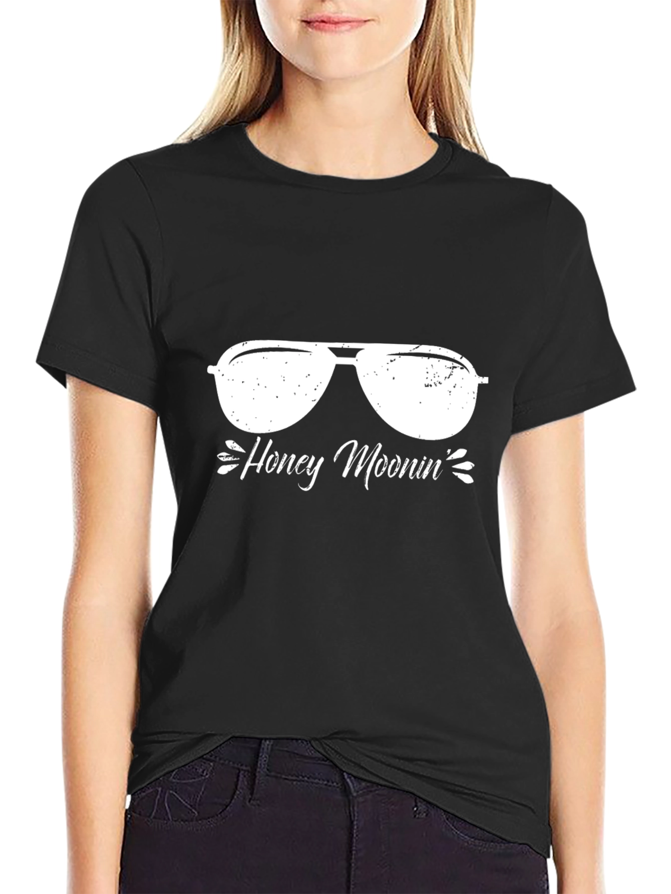 Honey Moonin Graphic T-Shirt - Black