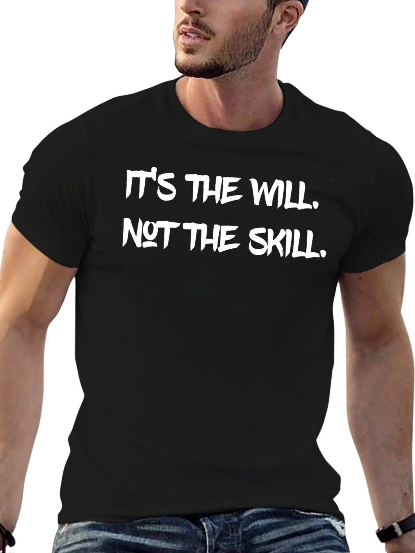 Will Over Skill Graphic Tee - Motivational T-Shirt