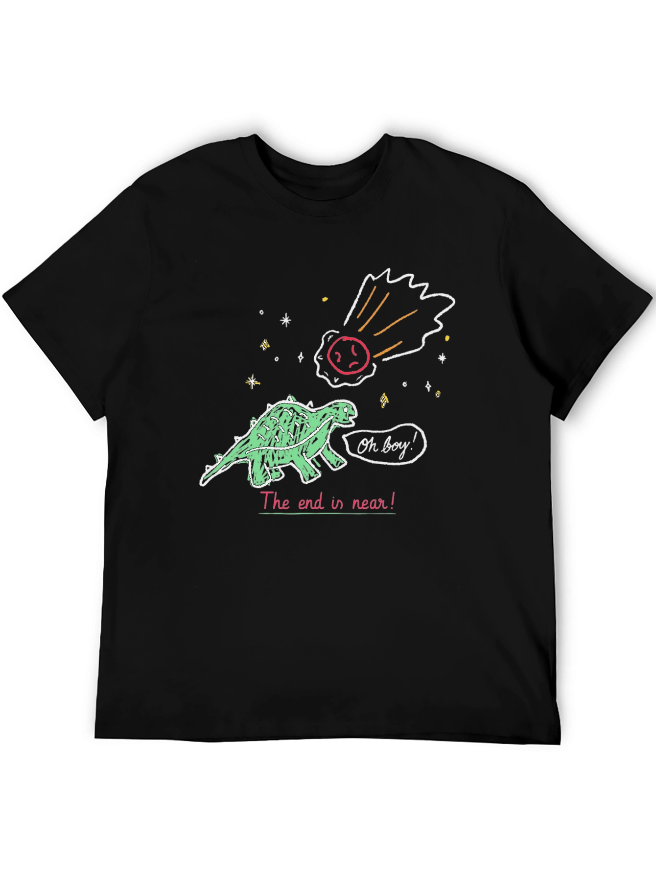 Dinosaur Meteor T-Shirt - End is Near