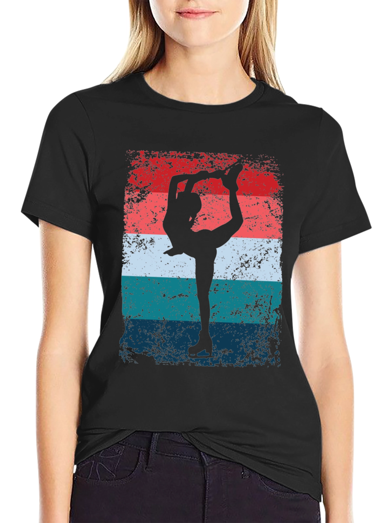 Figure Skating Retro T-Shirt