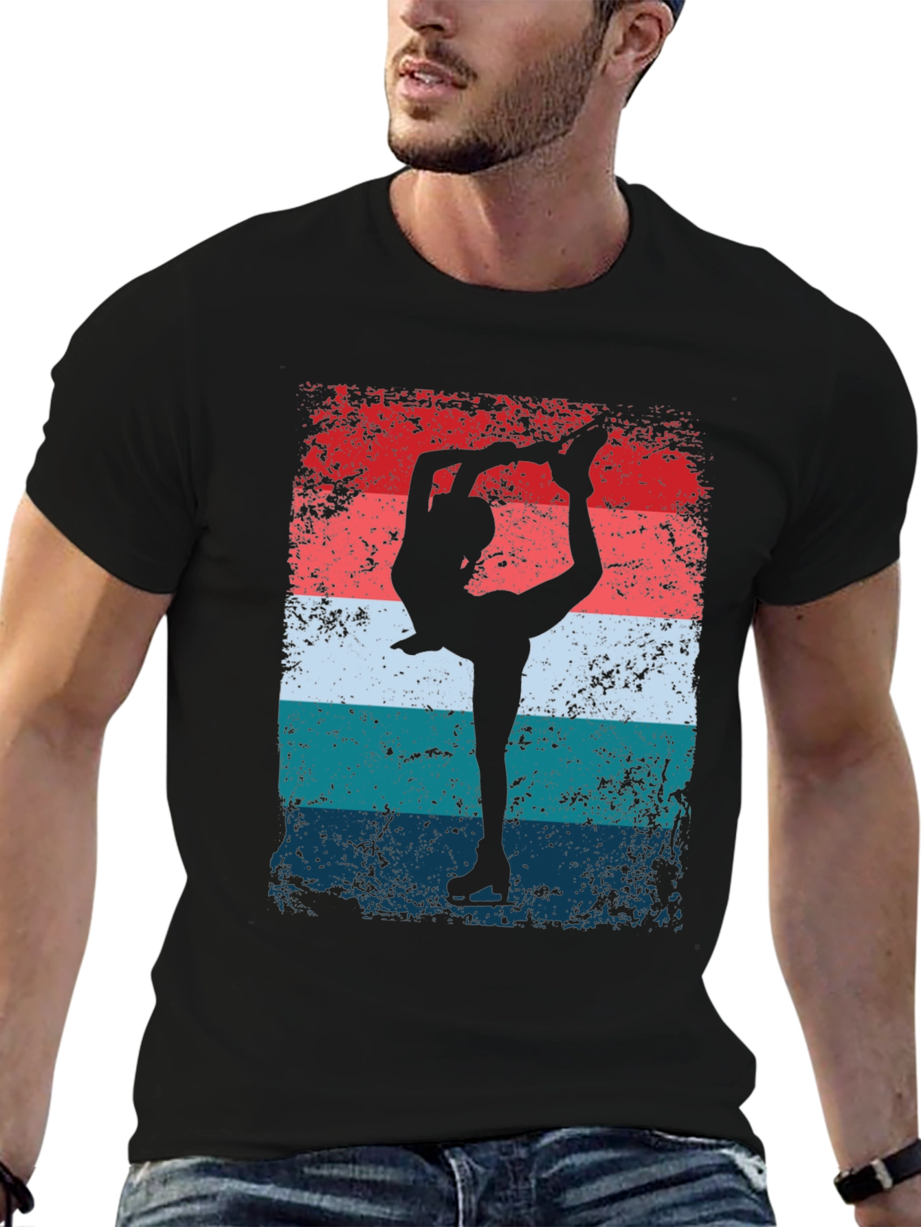 Figure Skating Retro T-Shirt