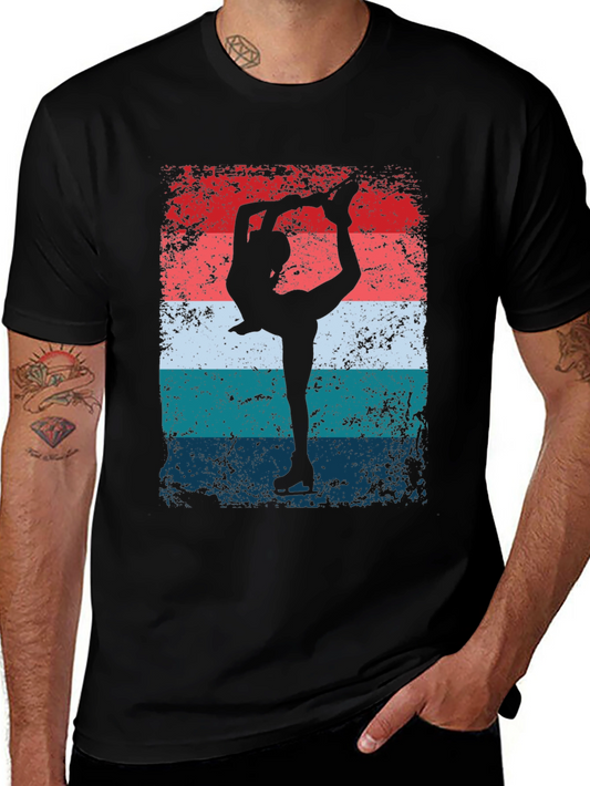 Figure Skating Retro T-Shirt
