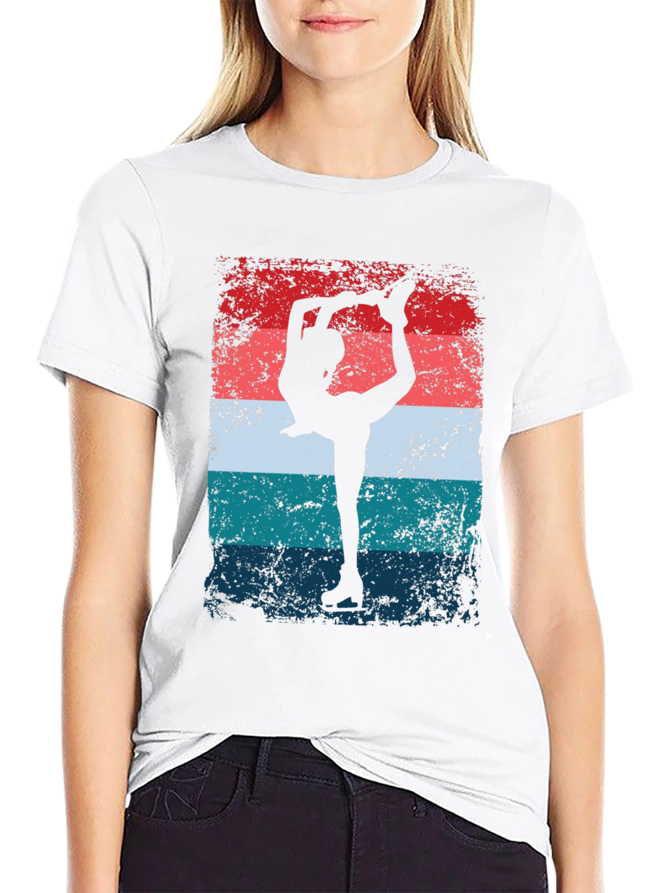 Figure Skating Retro T-Shirt