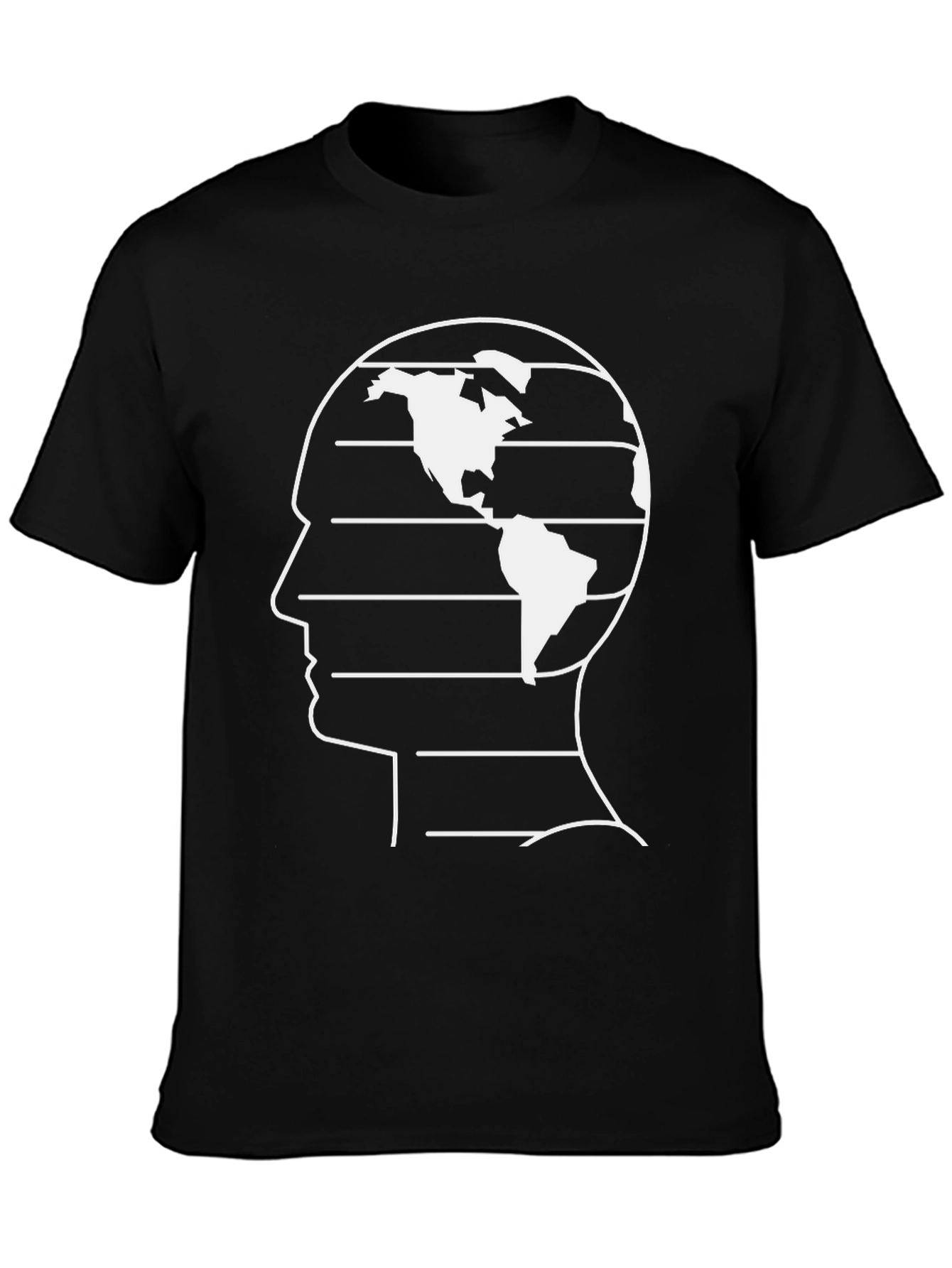 Global Thinker Black Graphic Tee