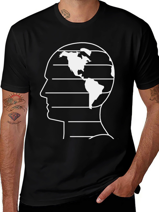 Global Thinker Black Graphic Tee