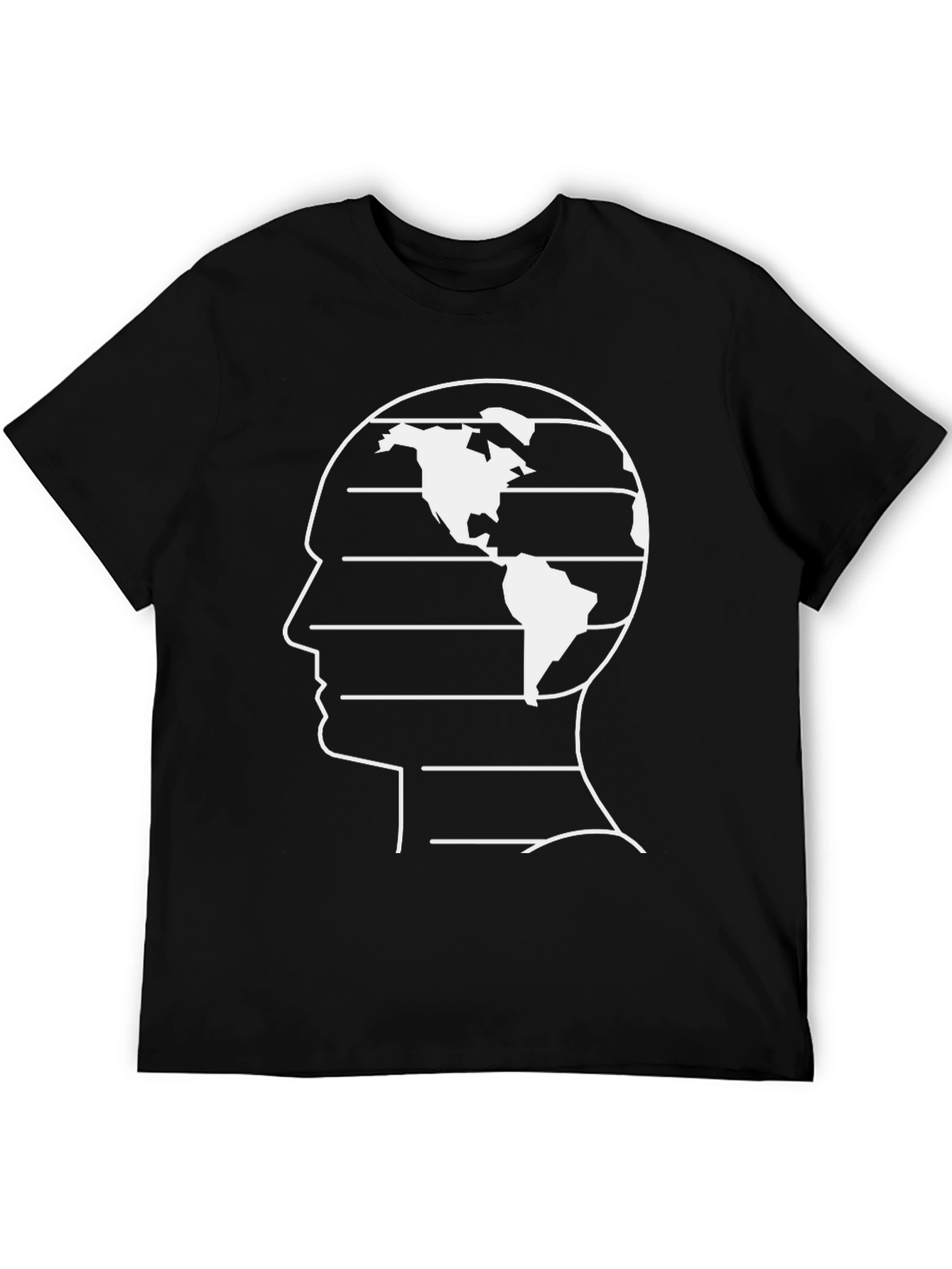 Global Thinker Black Graphic Tee
