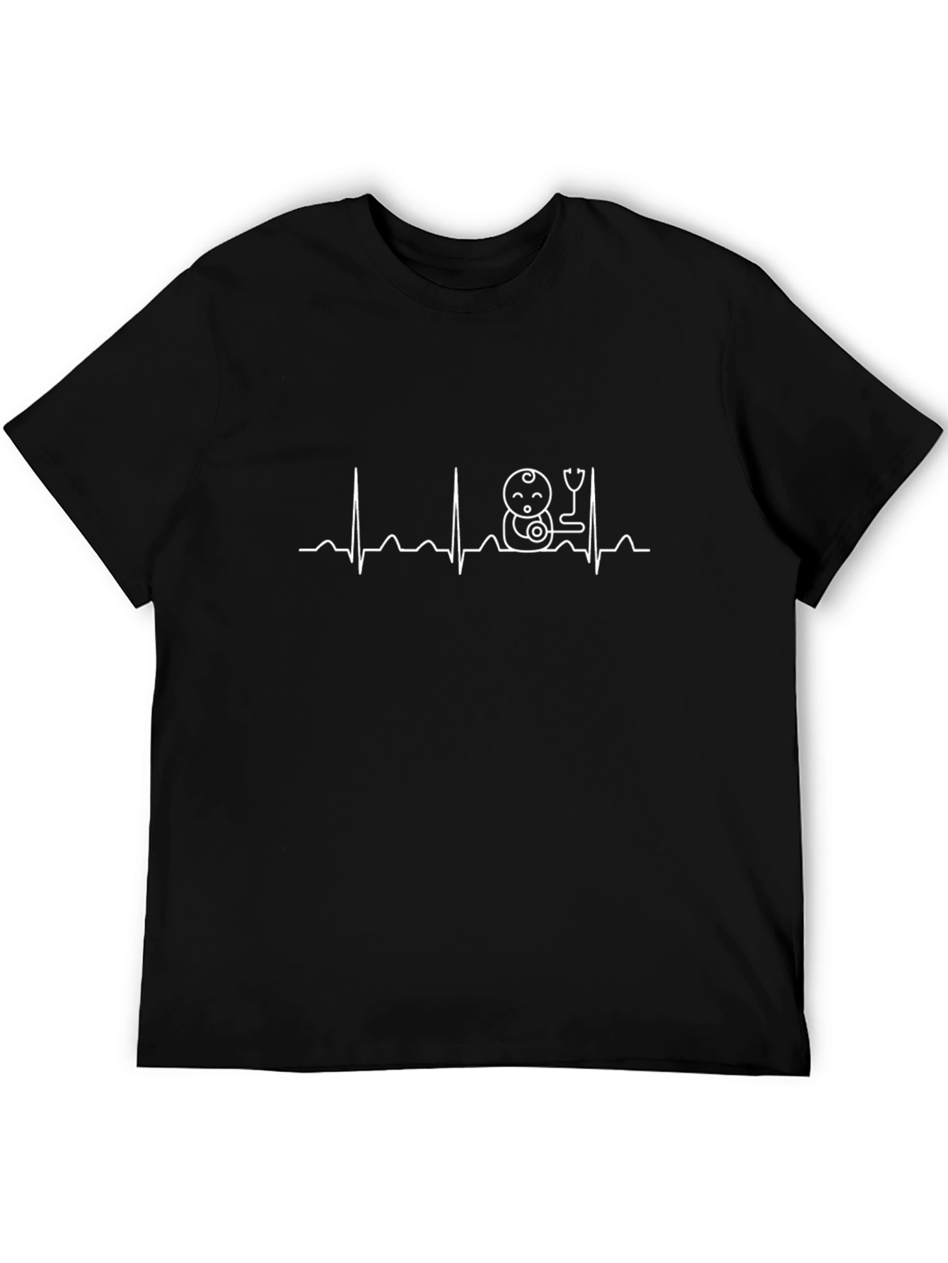 Newborn Heartbeat T-Shirt - Doctor Design