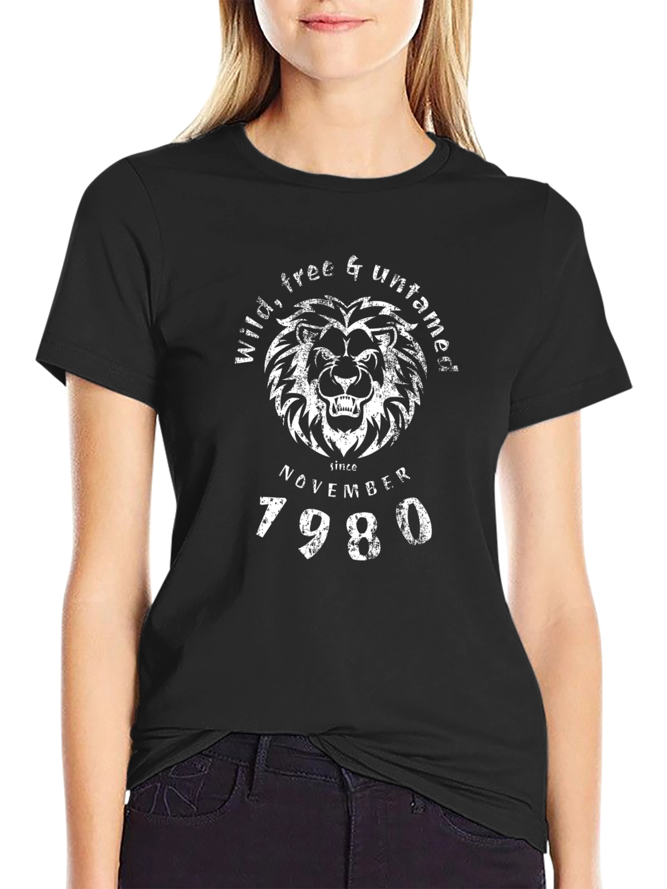 Wild & Untamed Lion Graphic T-Shirt
