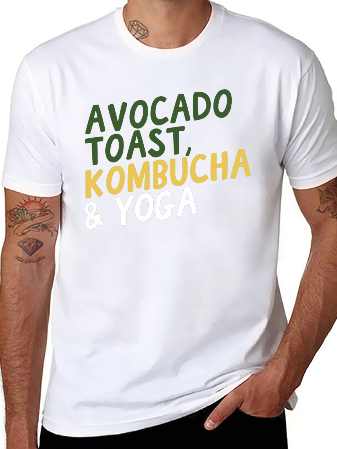 Avocado Toast Kombucha & Yoga T-Shirt