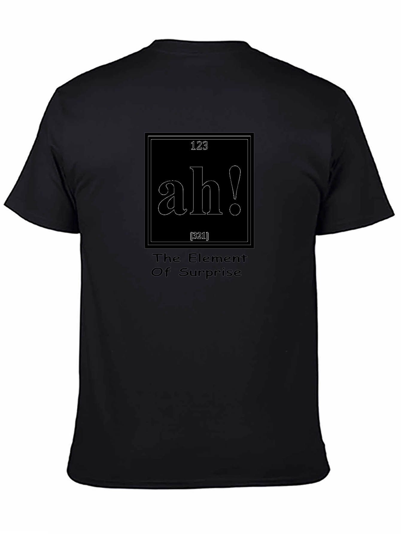 The Element of Surprise T-Shirt - Black Cotton Tee
