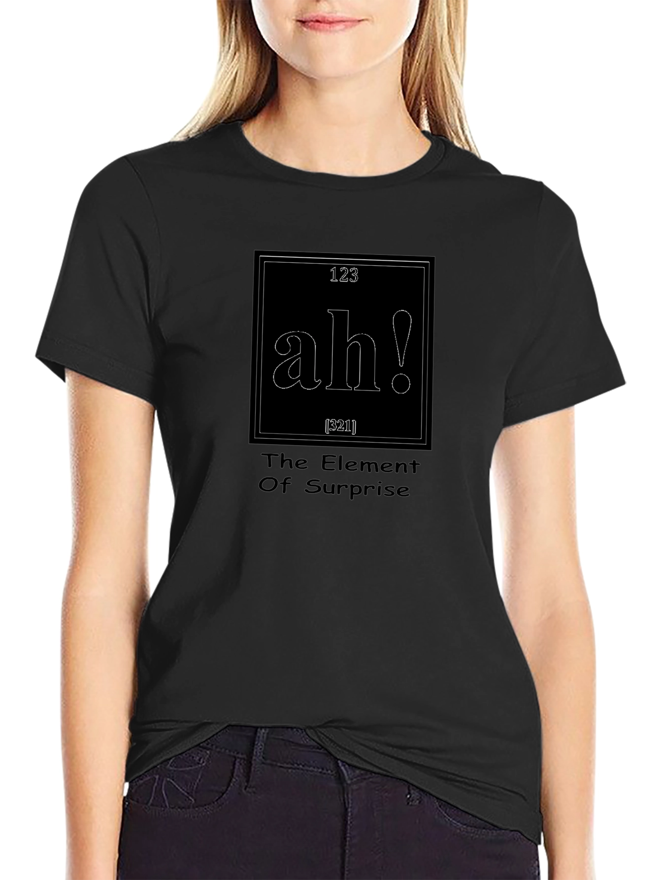 The Element of Surprise T-Shirt - Black Cotton Tee