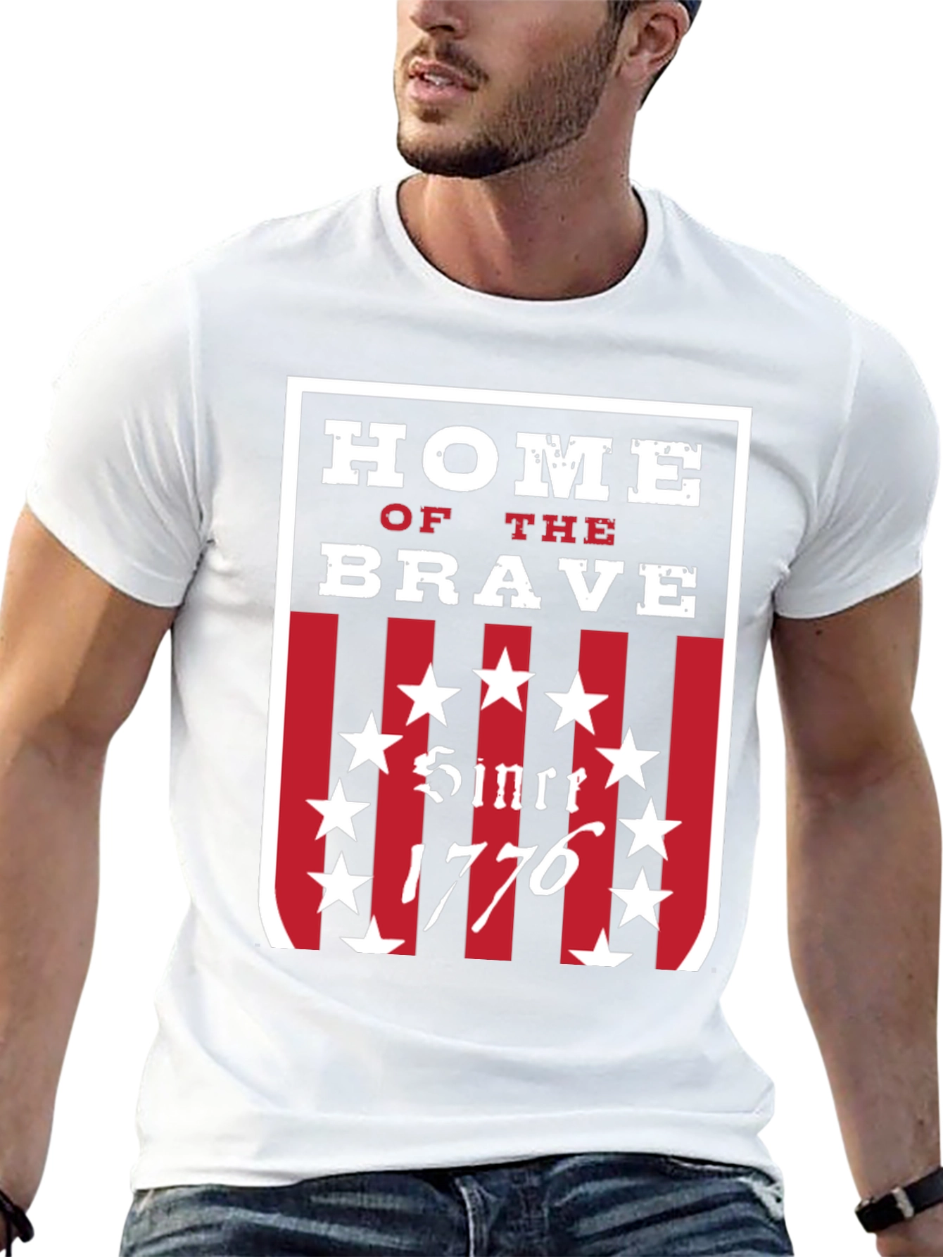 Home of the Brave 1776 T-Shirt