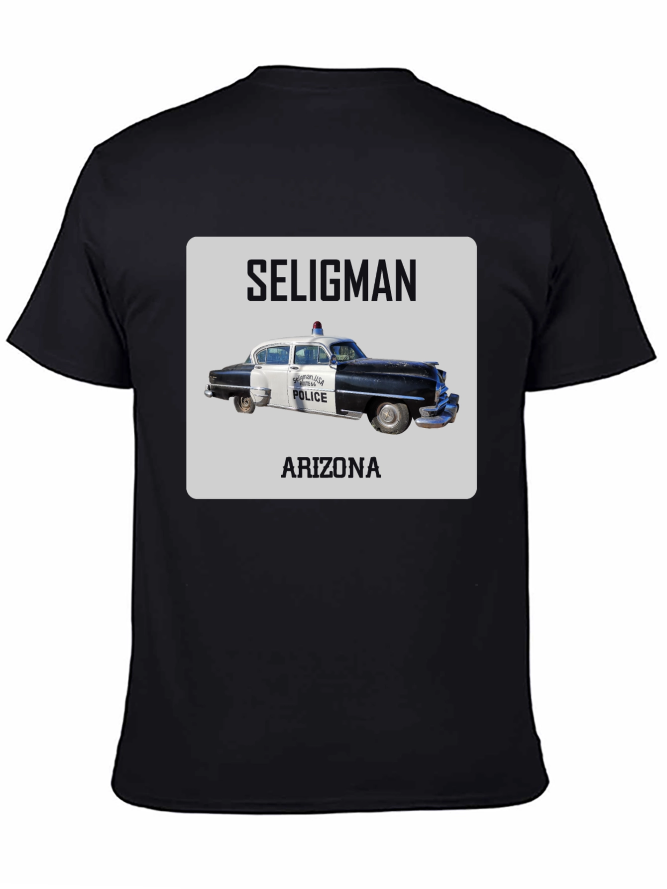 Seligman Arizona Police Car T-Shirt