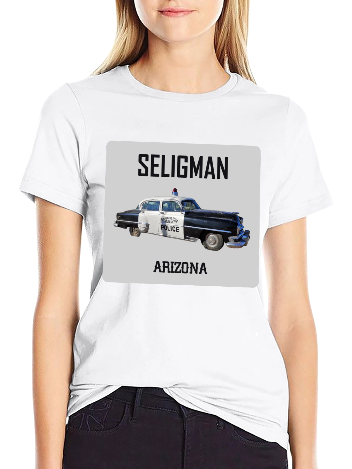 Seligman Arizona Police Car T-Shirt