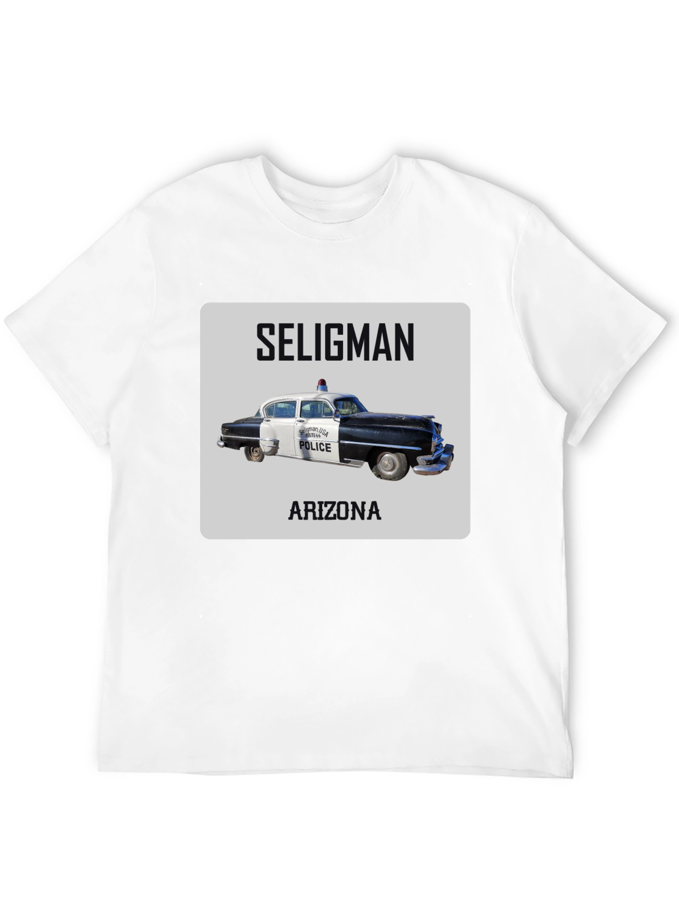 Seligman Arizona Police Car T-Shirt