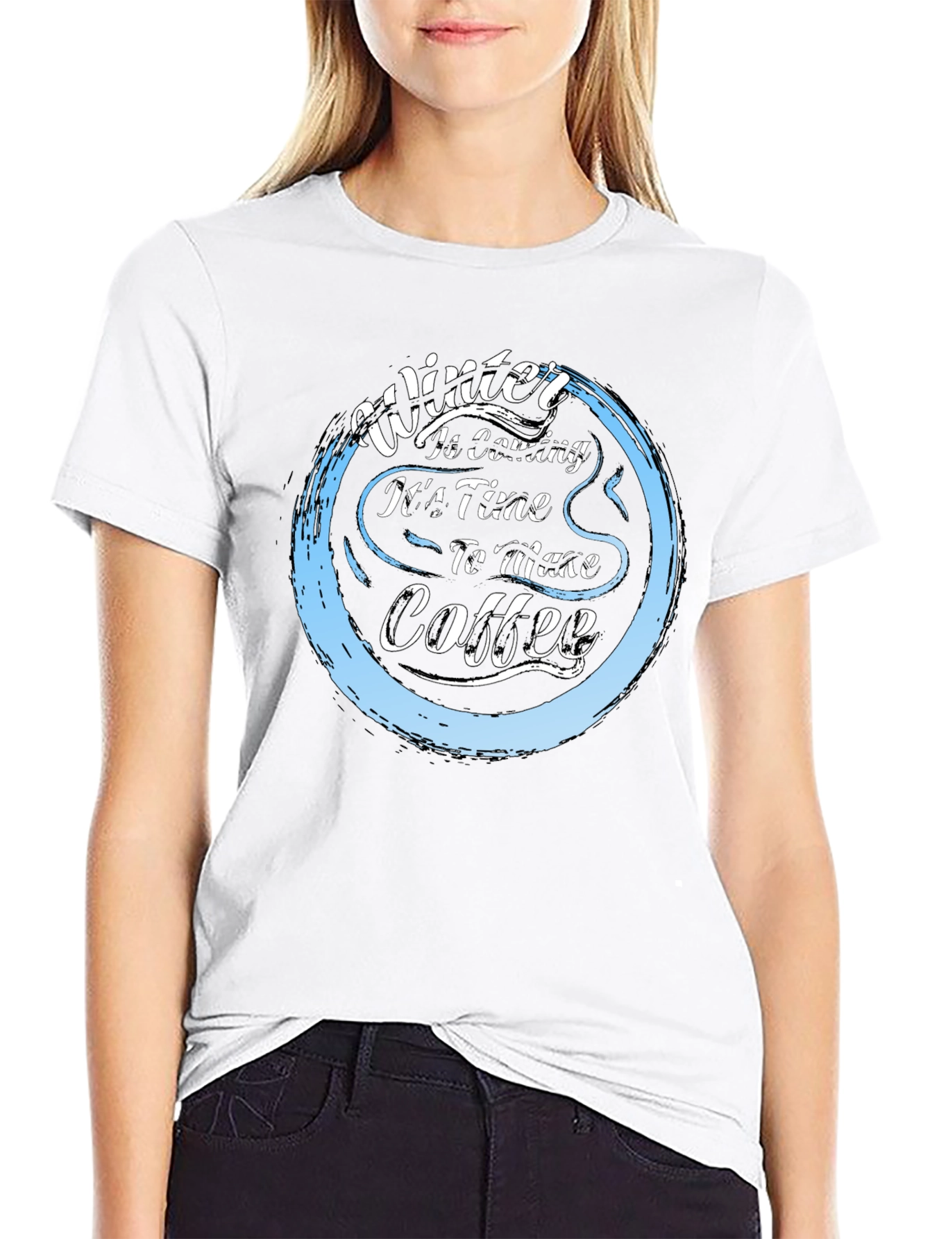 Winter Coffee T-Shirt - Cozy & Stylish