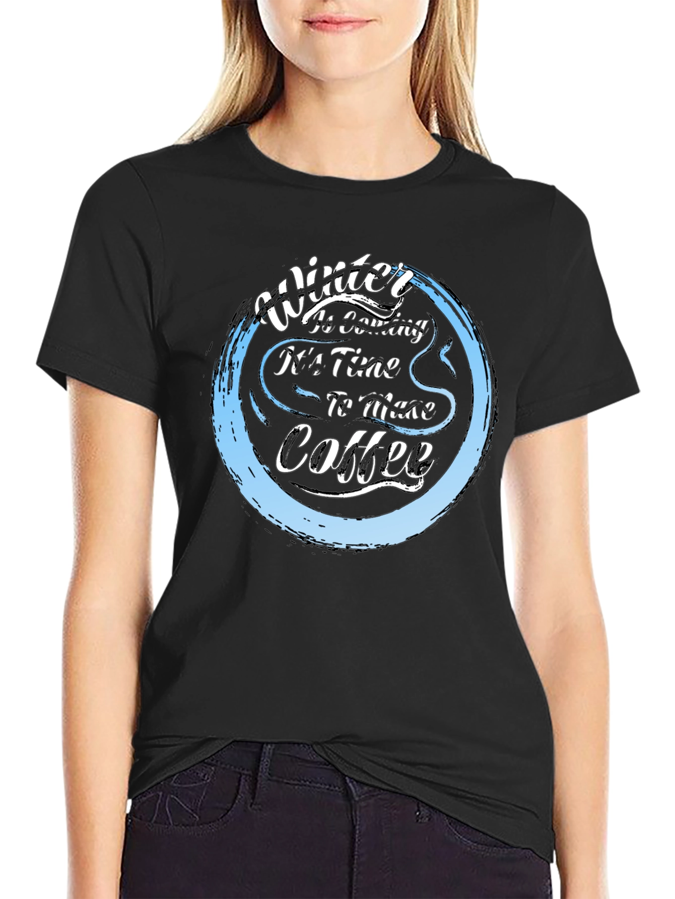 Winter Coffee T-Shirt - Cozy & Stylish
