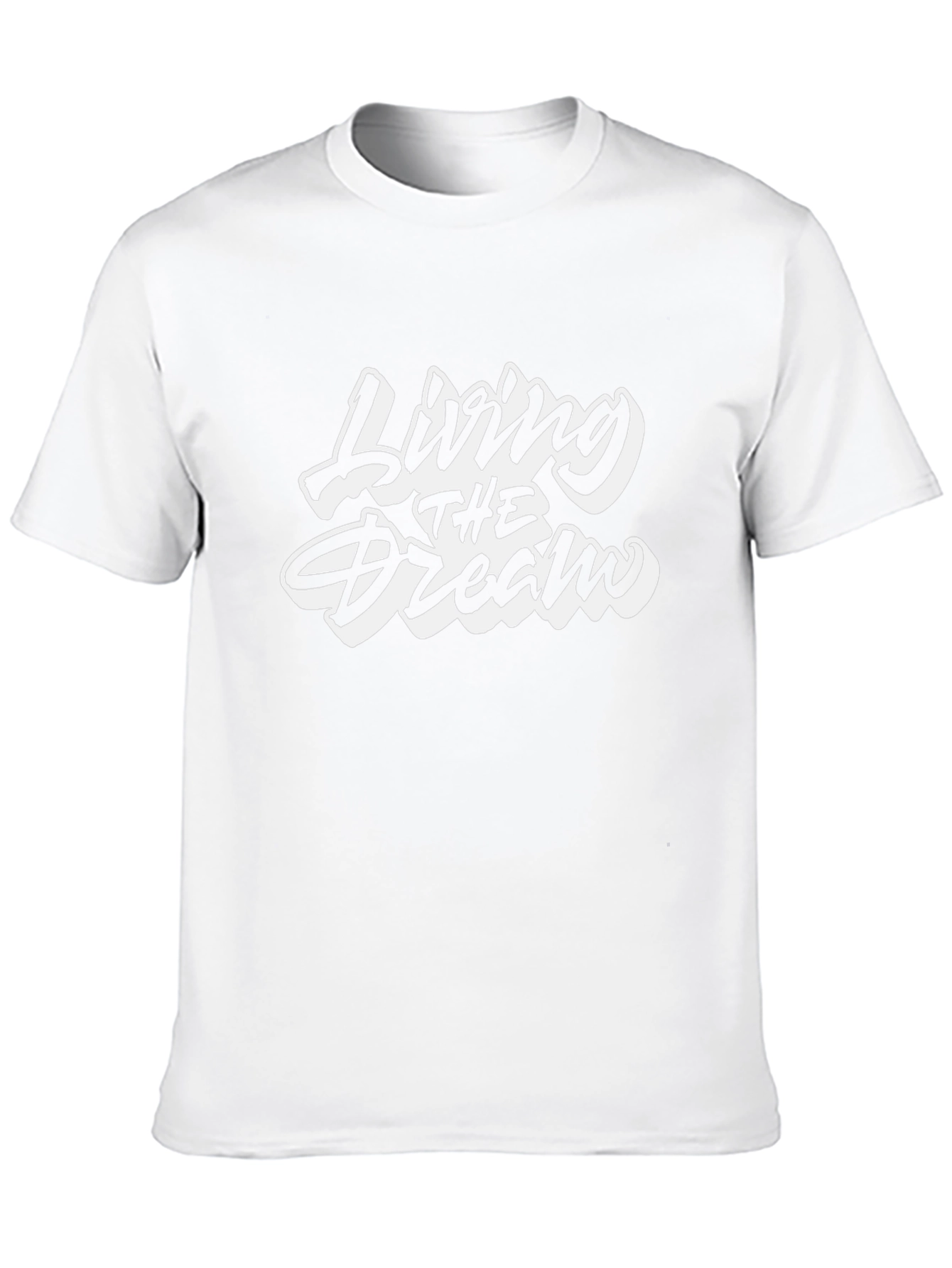 Living the Dream Black Graphic T-Shirt