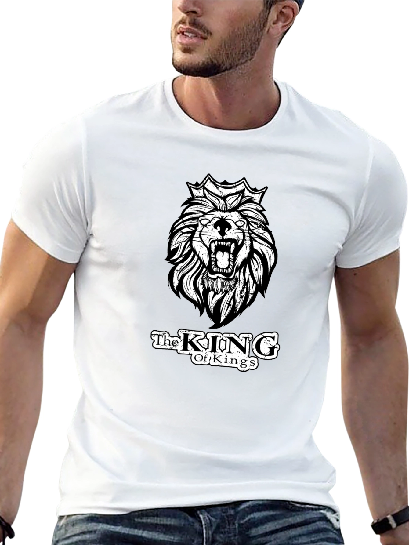 King of Kings Lion Graphic T-Shirt