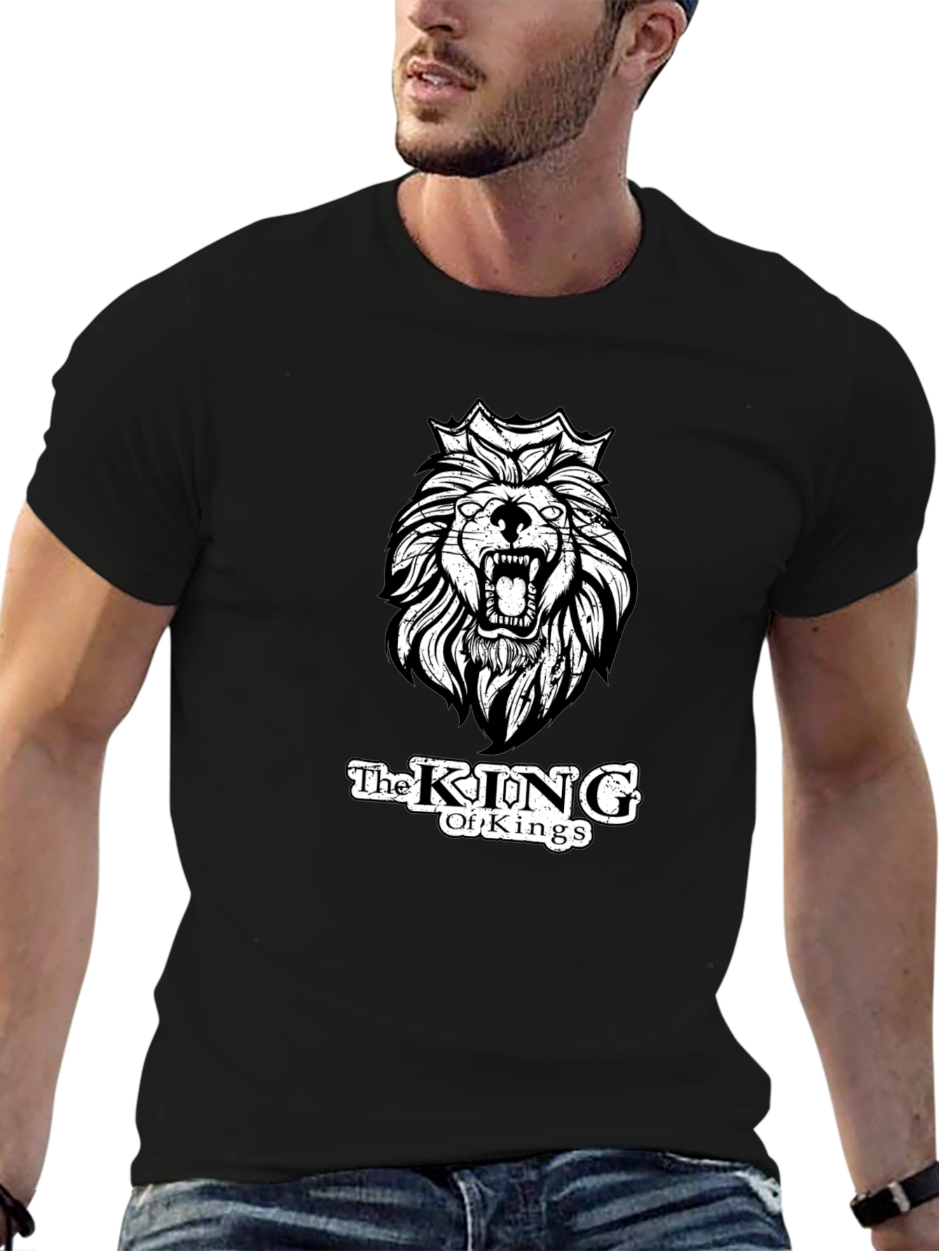 King of Kings Lion Graphic T-Shirt