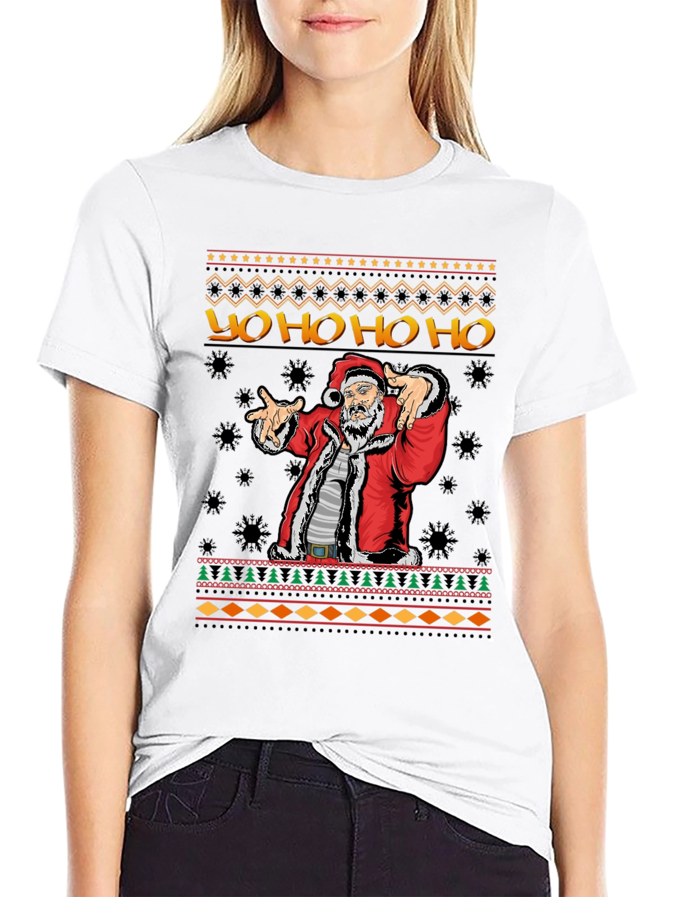 Yo Ho Ho Santa Graphic Tee