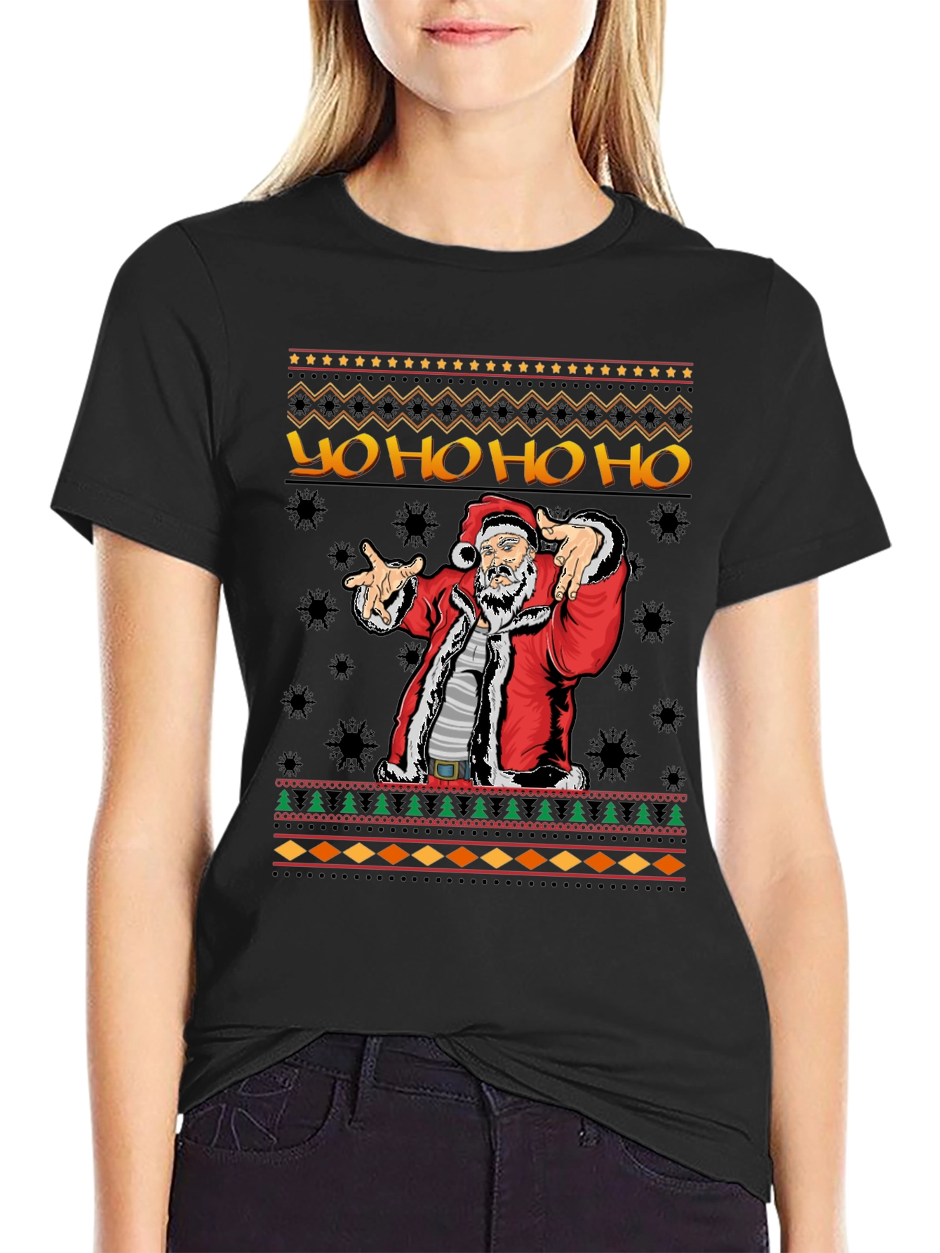 Yo Ho Ho Santa Graphic Tee