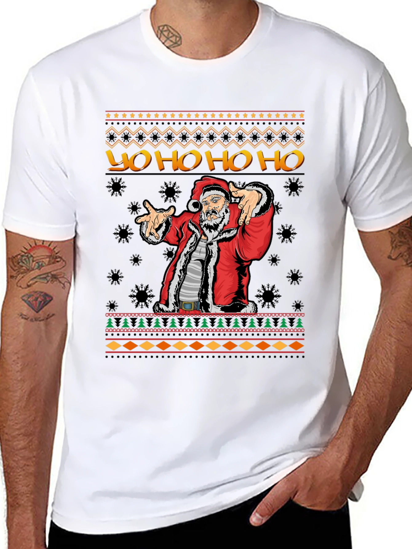 Yo Ho Ho Santa Graphic Tee