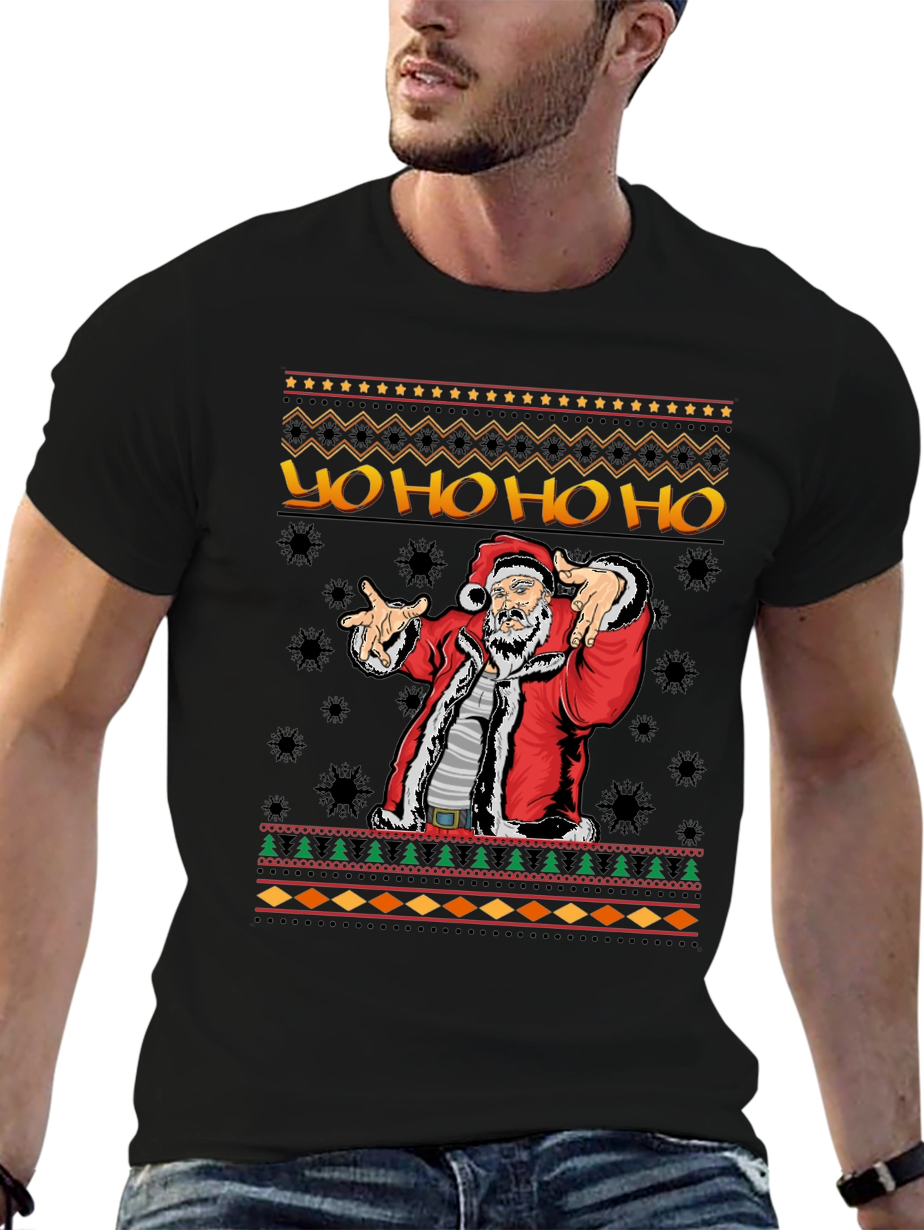 Yo Ho Ho Santa Graphic Tee