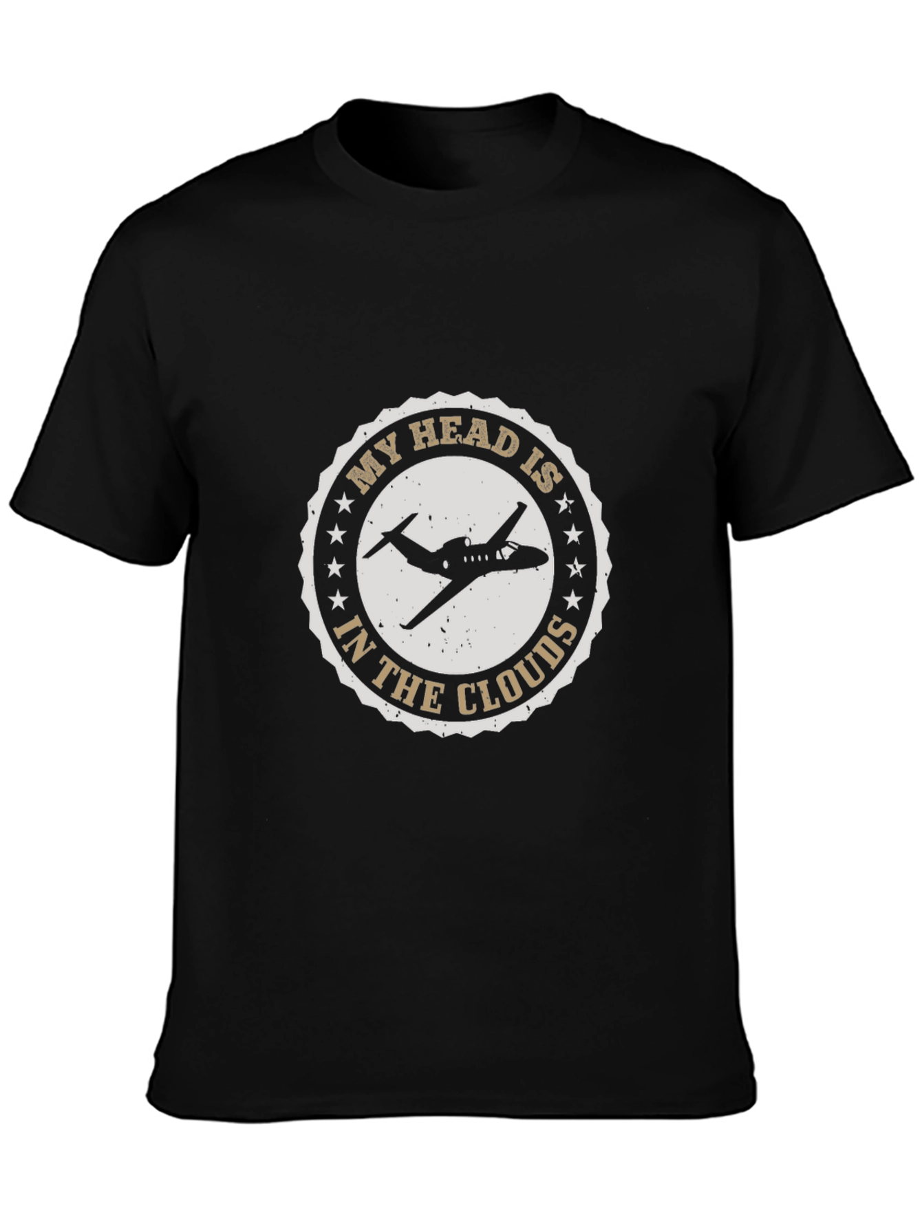 My Head Is In The Clouds Airplane T-Shirt