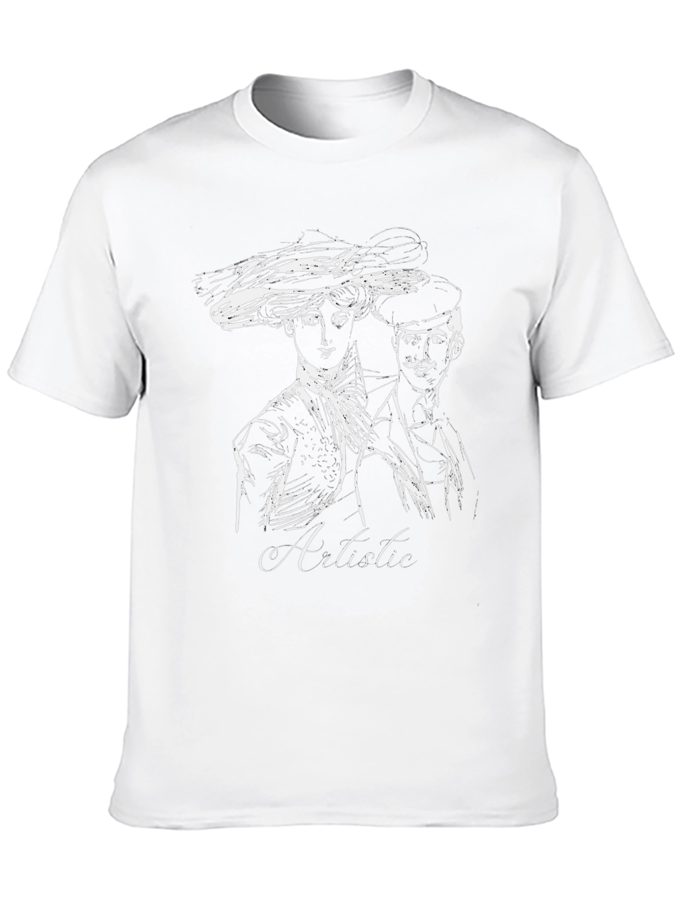 Artistic Sketch Graphic Tee