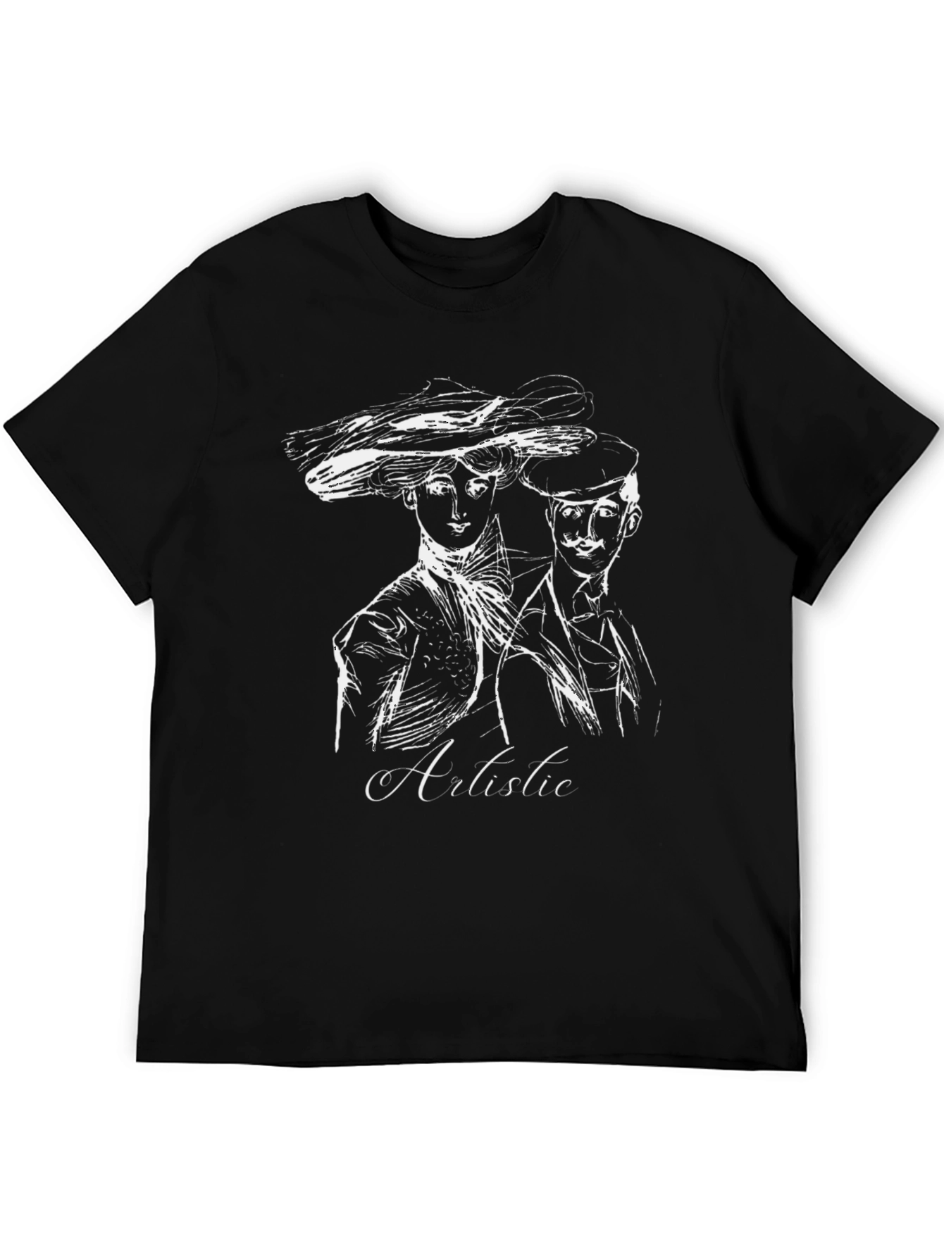 Artistic Sketch Graphic Tee