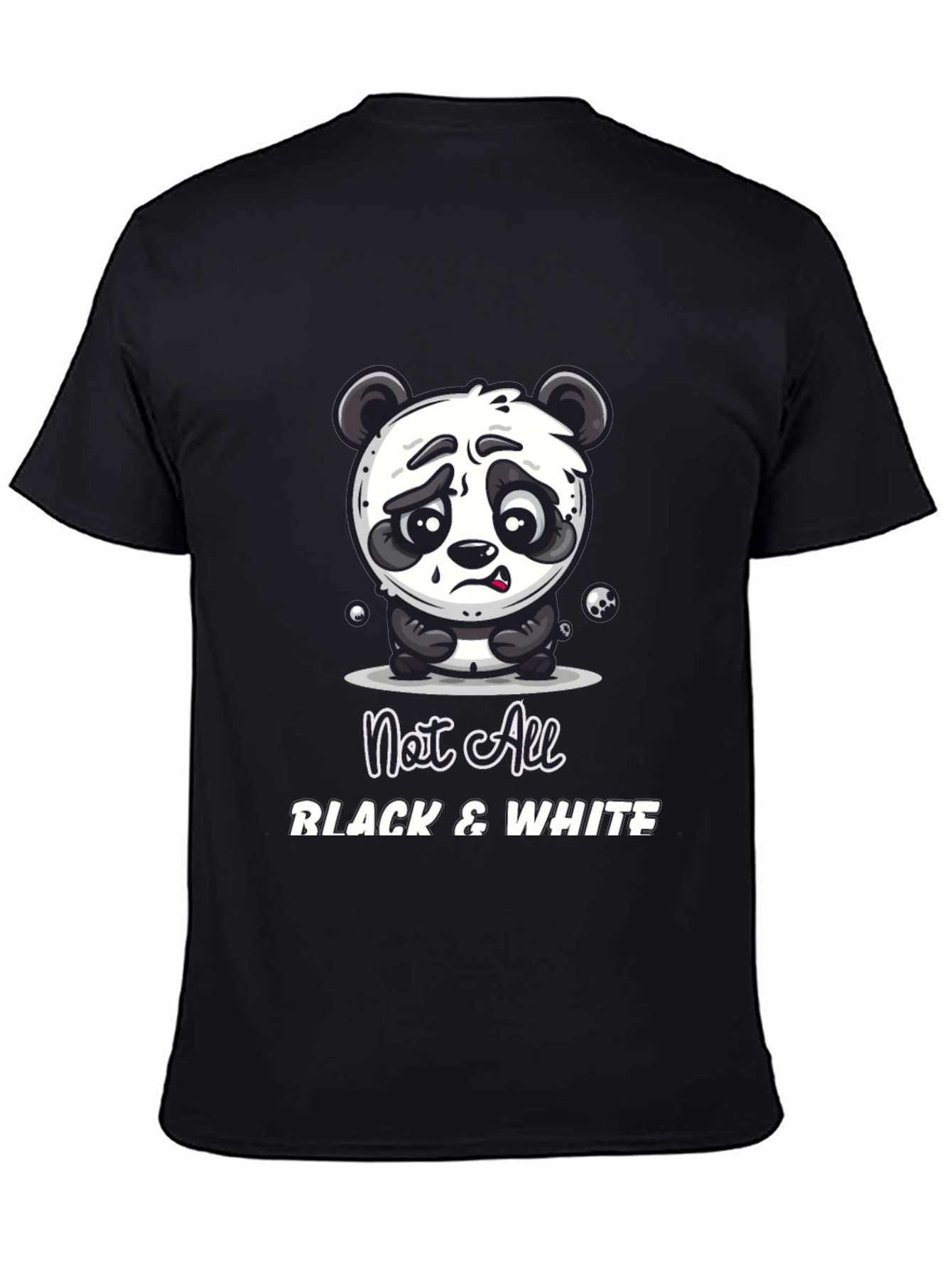 Not All Black and White Panda T-Shirt
