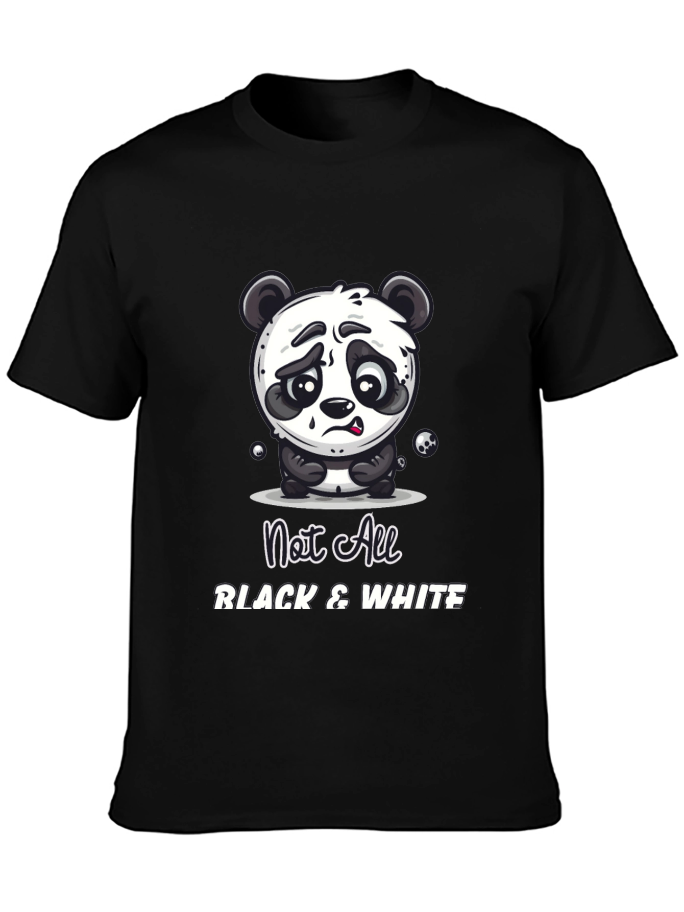 Not All Black and White Panda T-Shirt