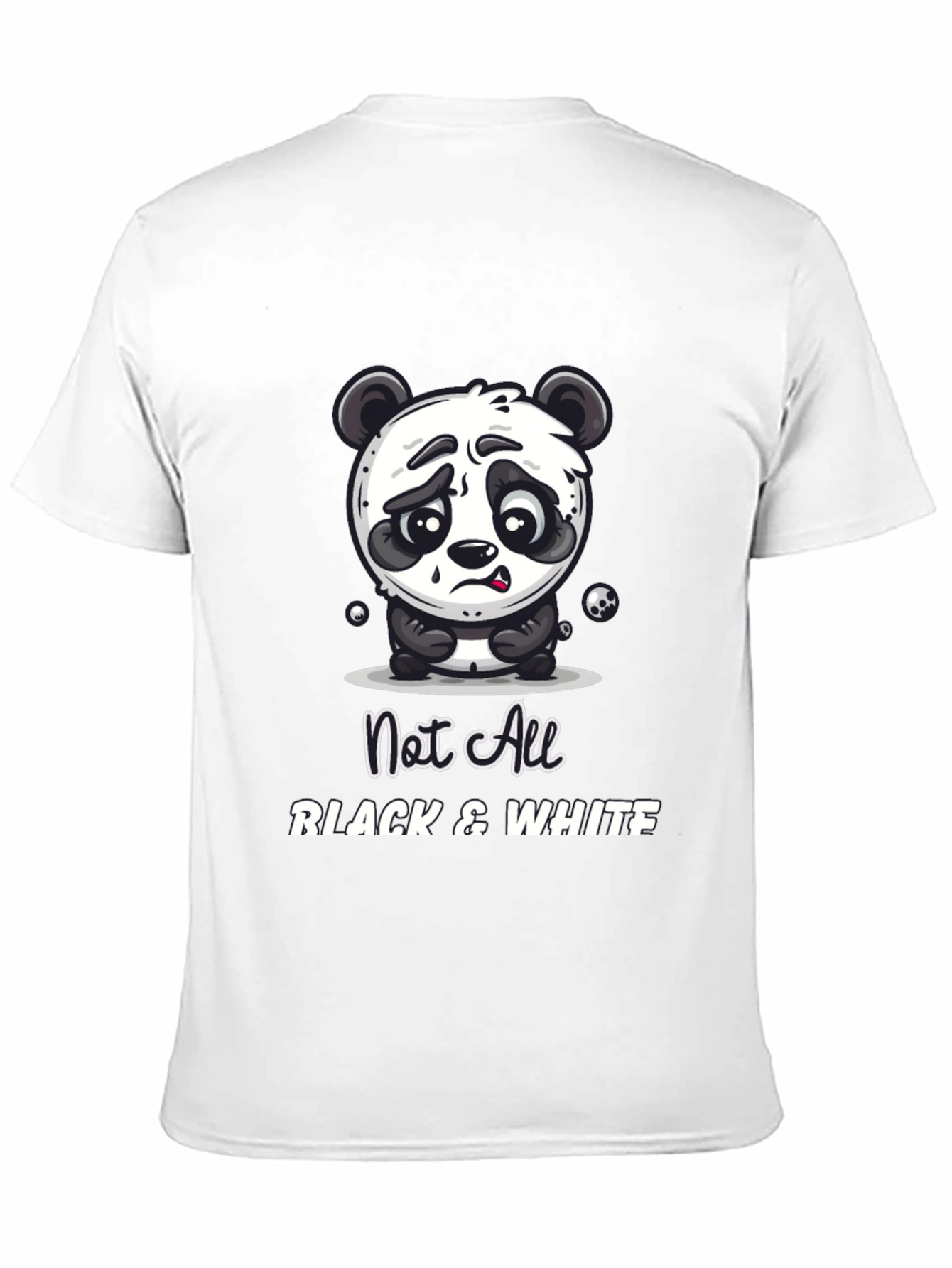 Not All Black and White Panda T-Shirt