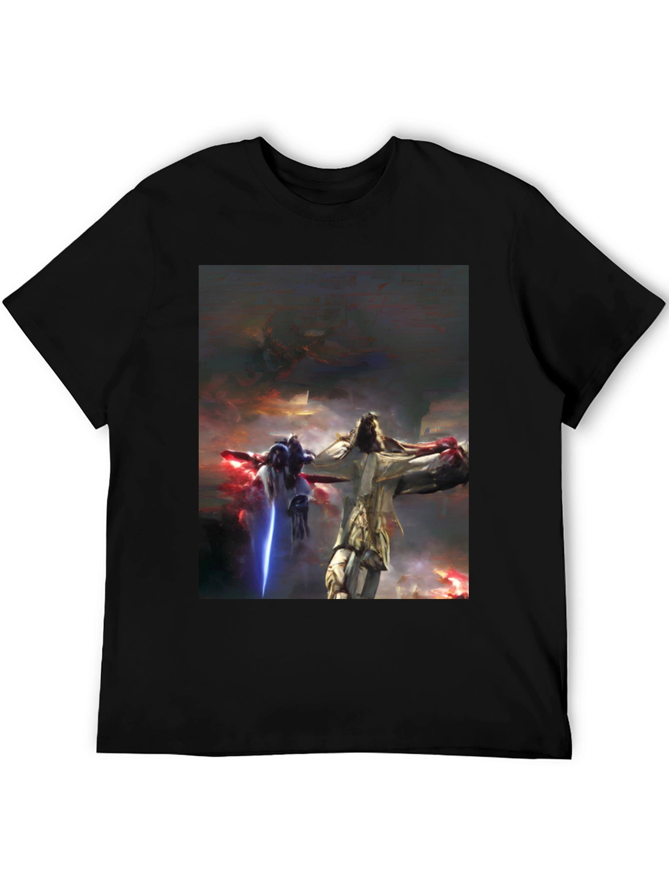 Sci-Fi Warrior T-Shirt - Black