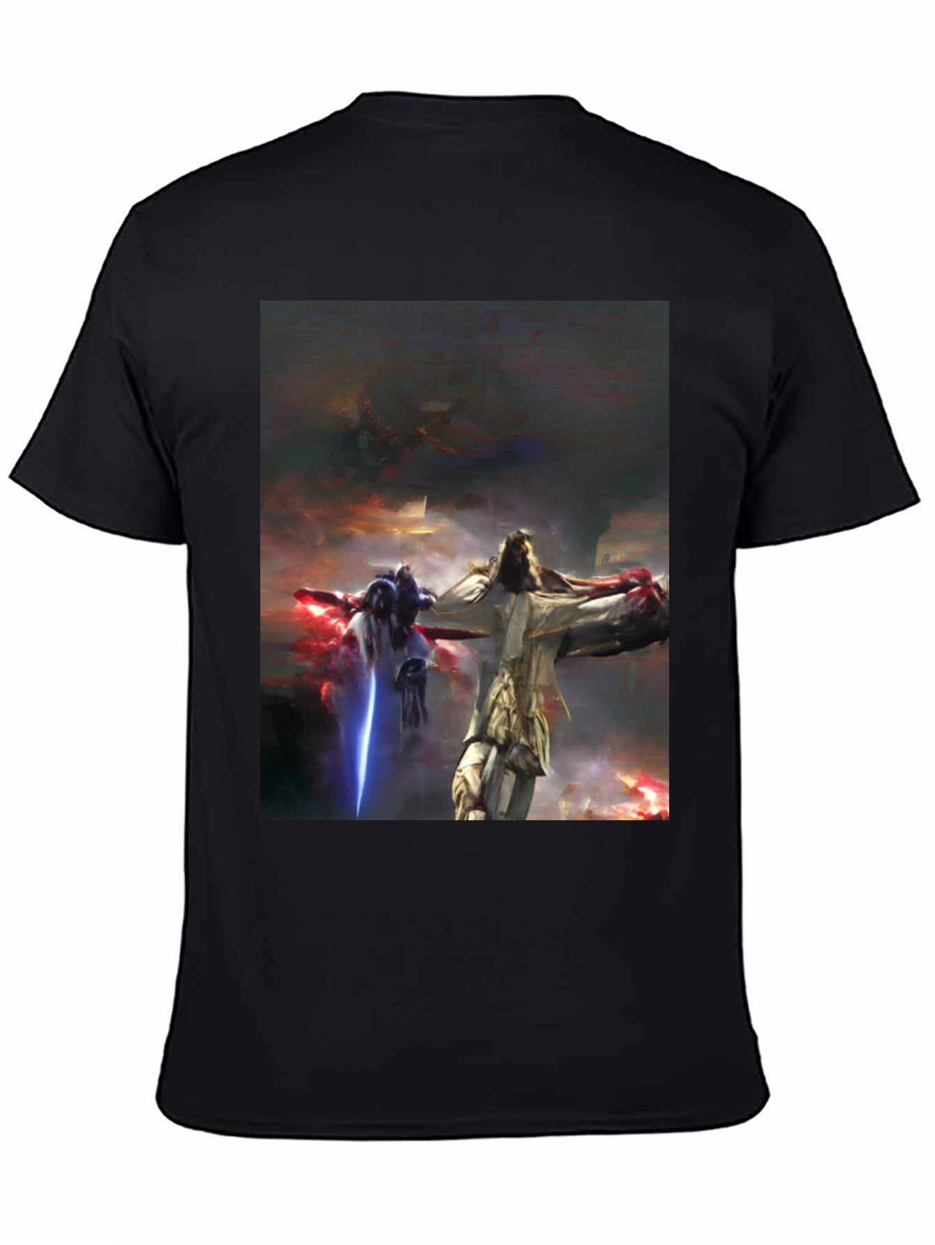 Sci-Fi Warrior T-Shirt - Black
